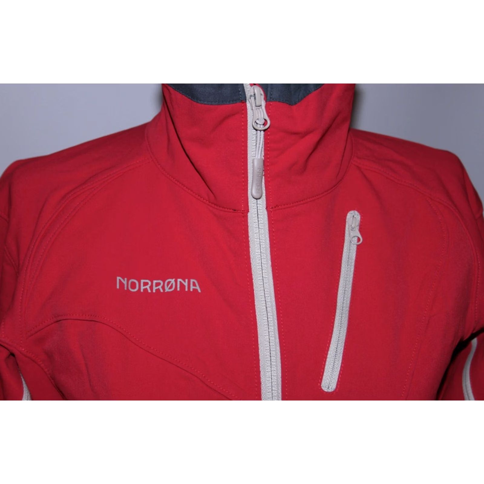 Vintage Norrona womens red full zip jacket Size S Size S / US 4 / IT 40 - 2 Thumbnail