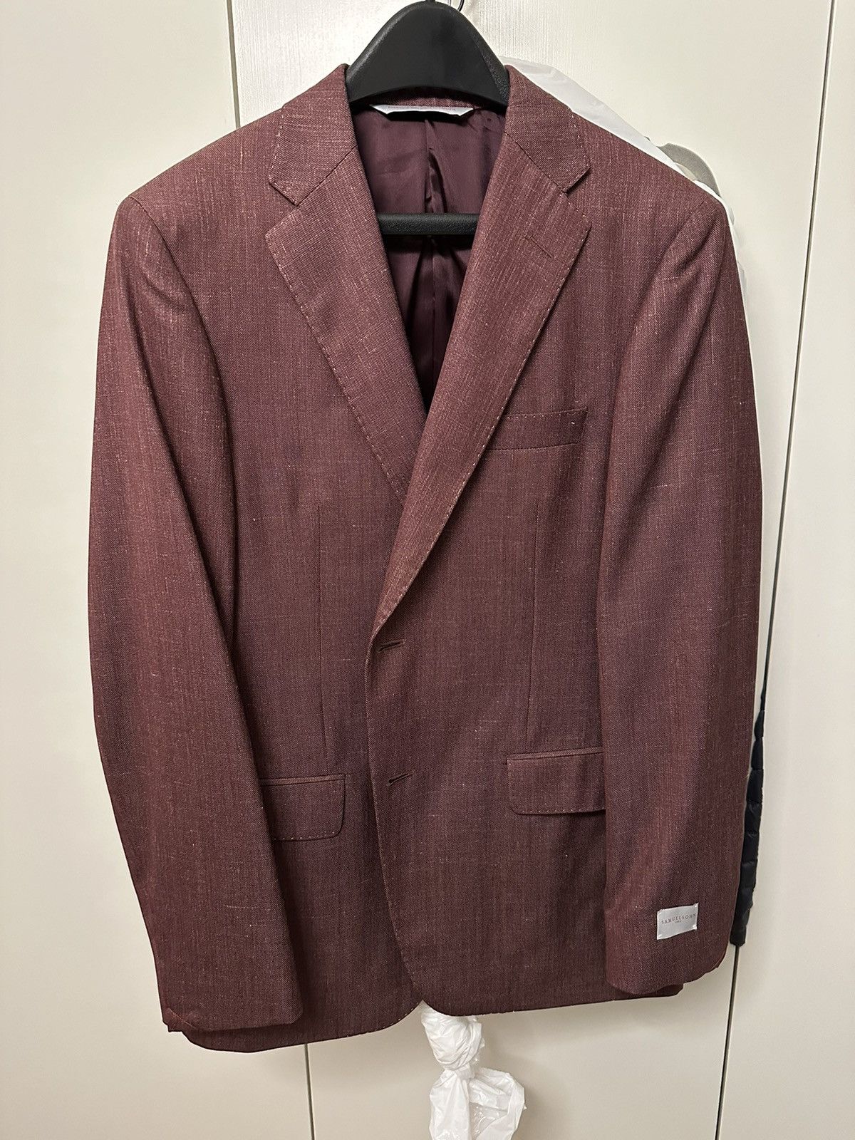 Samuelsohn NWOT Burgundy Samuelsohn Sport Coat Size 38R - 1 Thumbnail
