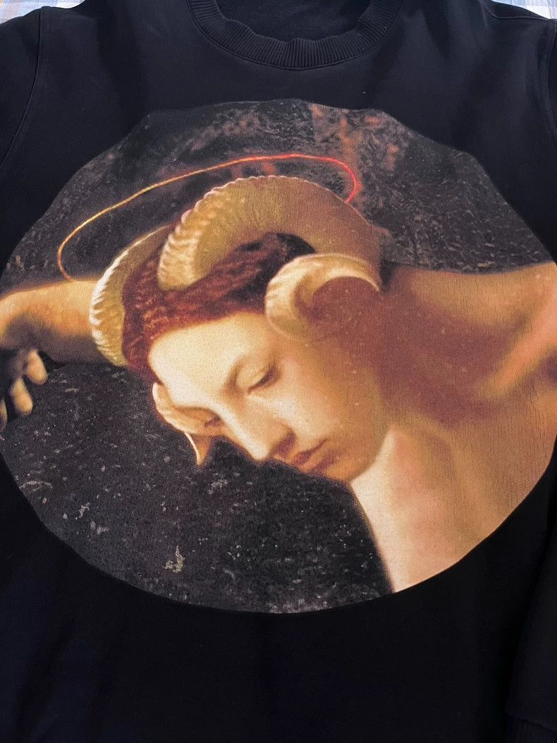 Givenchy Givenchy Black Ram Madonna Hoodie 2506-Nextarrow Size US L / EU 52-54 / 3 - 2 Thumbnail
