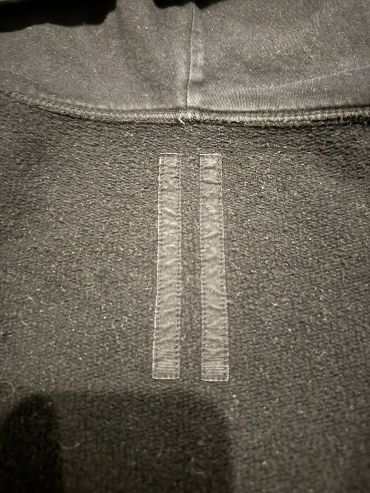 Rick Owens × Rick Owens Drkshdw Rick Owens 2013 Leather Sleeve Zip Hoodie DRKSHDW Medium Size US M / EU 48-50 / 2 - 9 Thumbnail
