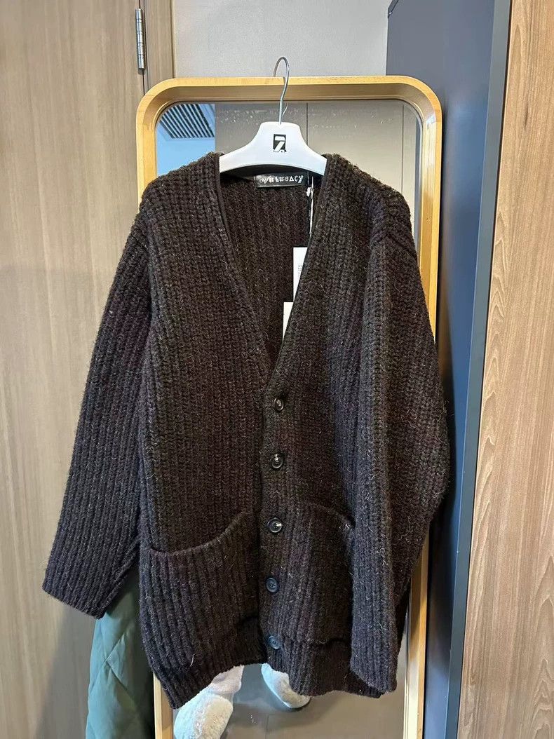 Our Legacy Our Legacy23AW wool knitted V-neck cardigan Size US XS / EU 42 / 0 - 1 Thumbnail