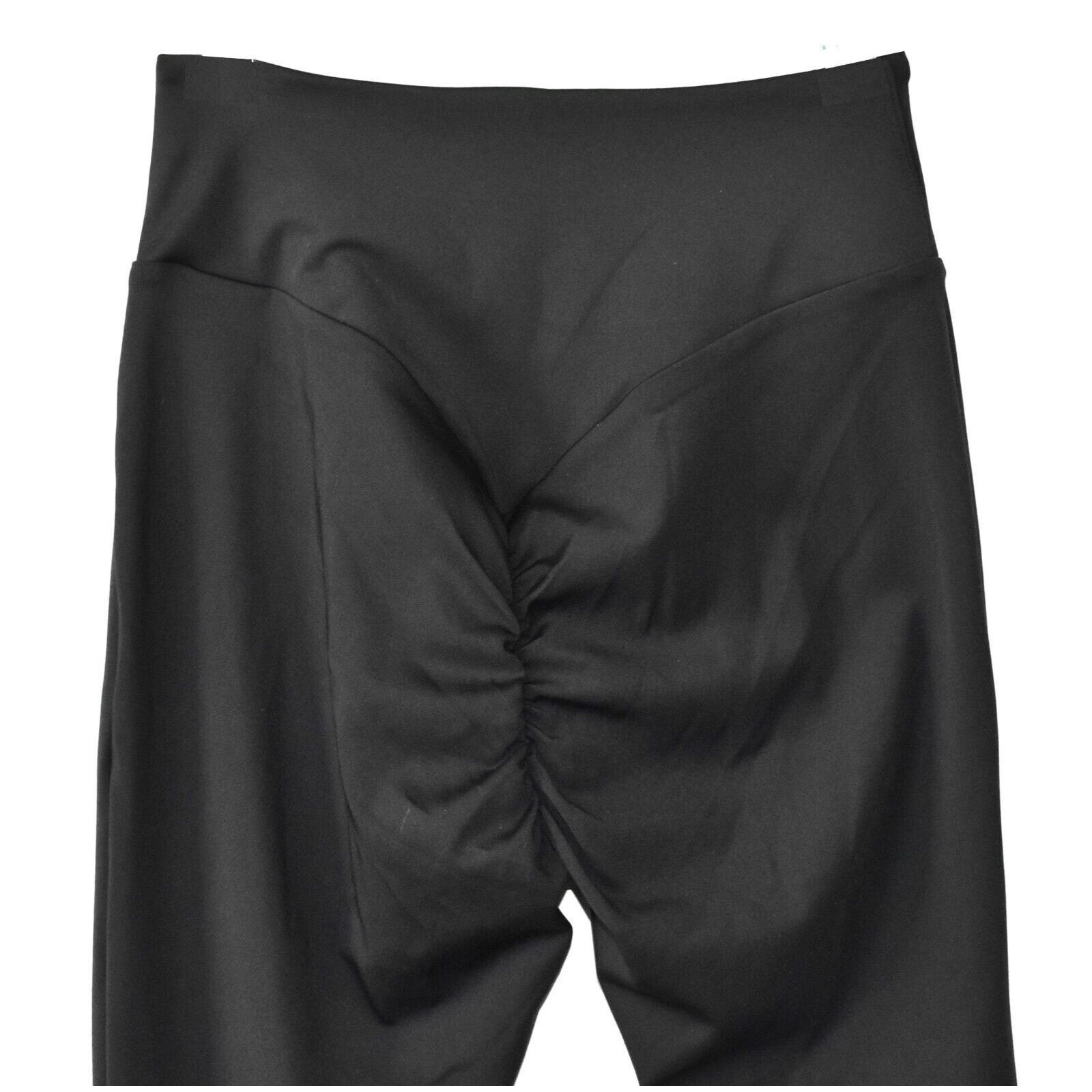Gymshark NEW GYMSHARK Black Logo Print Front Yoga Legging Pants Sz S Size 24" / US 00 / IT 34 - 3 Thumbnail