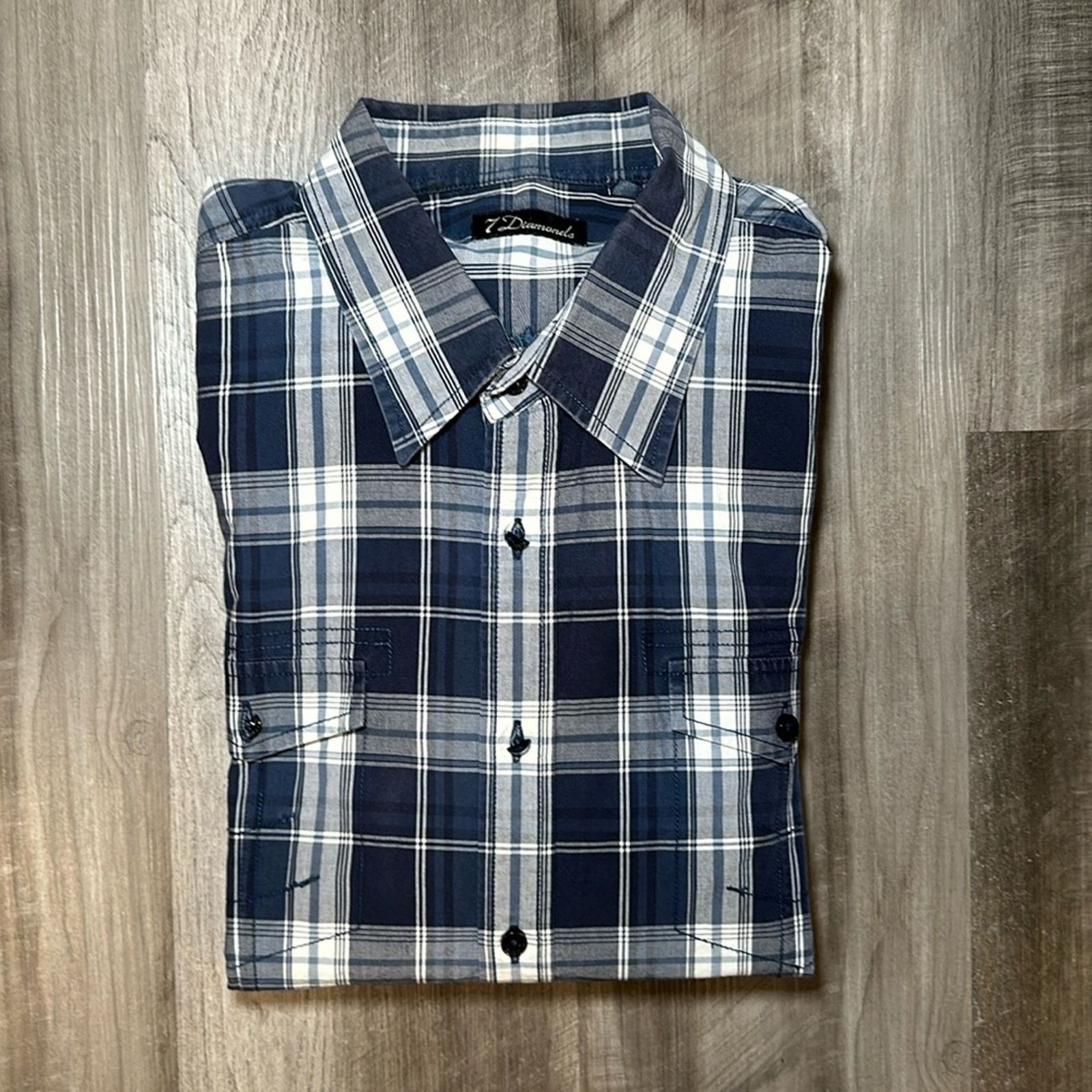 7Diamonds 7 Diamonds Long Sleeve Button Down - 2XL Size US XXL / EU 58 / 5 - 1 Thumbnail