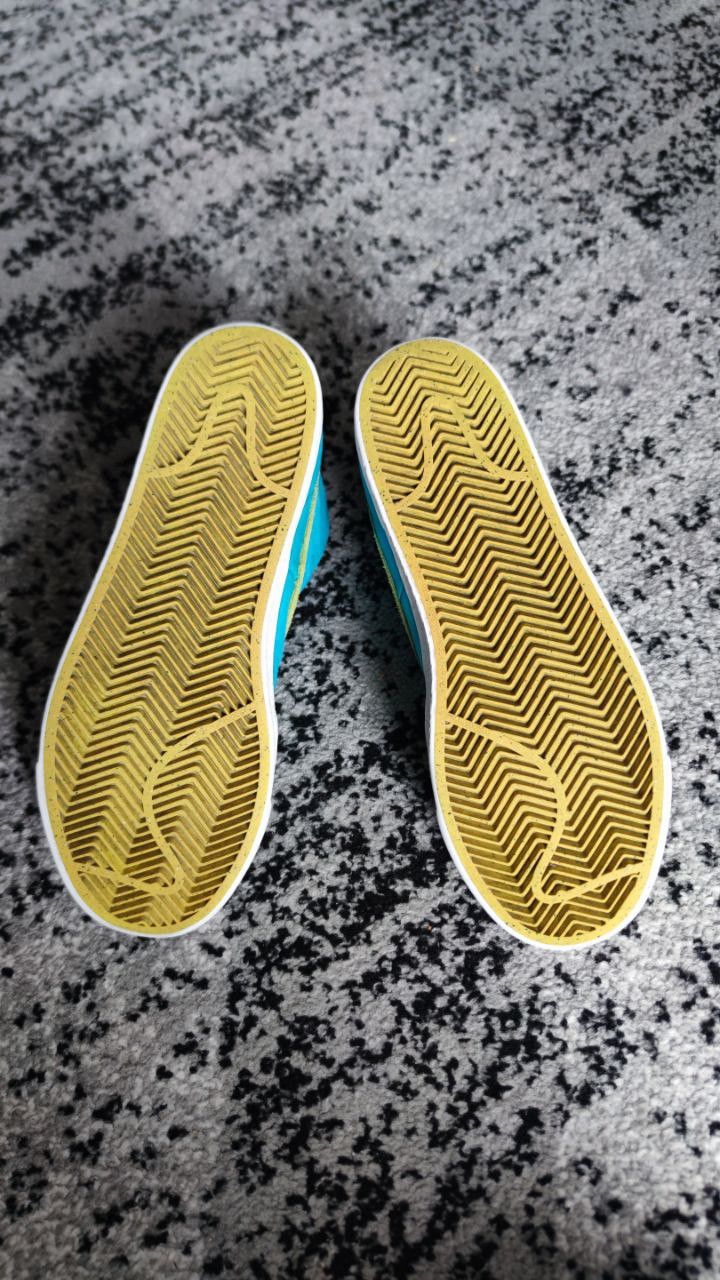 Nike Nike sb blazer premium - aquamarine / electric yellow Size US 6 / EU 39 - 6 Thumbnail
