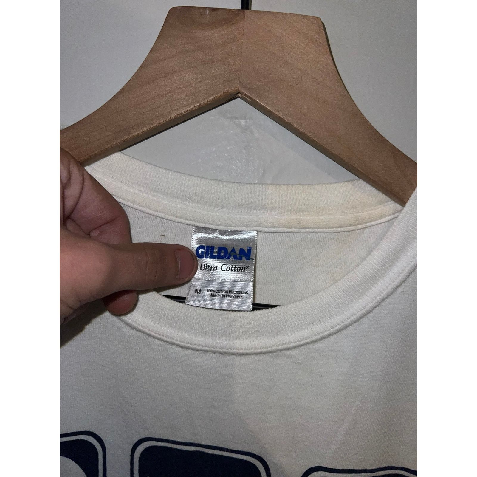 Gildan Vintage Theater Shirt Eat Sleep White Stained Medium Size US M / EU 48-50 / 2 - 7 Thumbnail