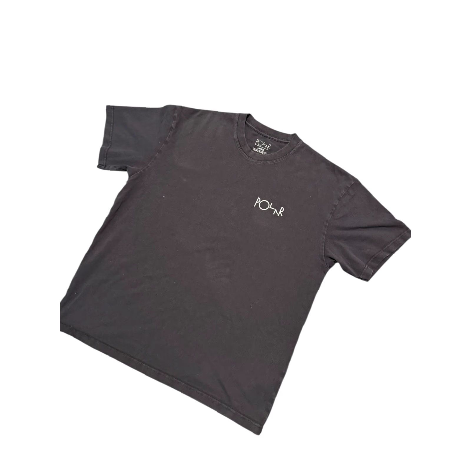 Vintage POLAR SKATE CO Stroke Logo T-Shirt Large Black Mens Regular Short Sleeve Crew Neck Cotton Knit Skateboarding Vintage No Size US L / EU 52-54 / 3 - 4 Thumbnail