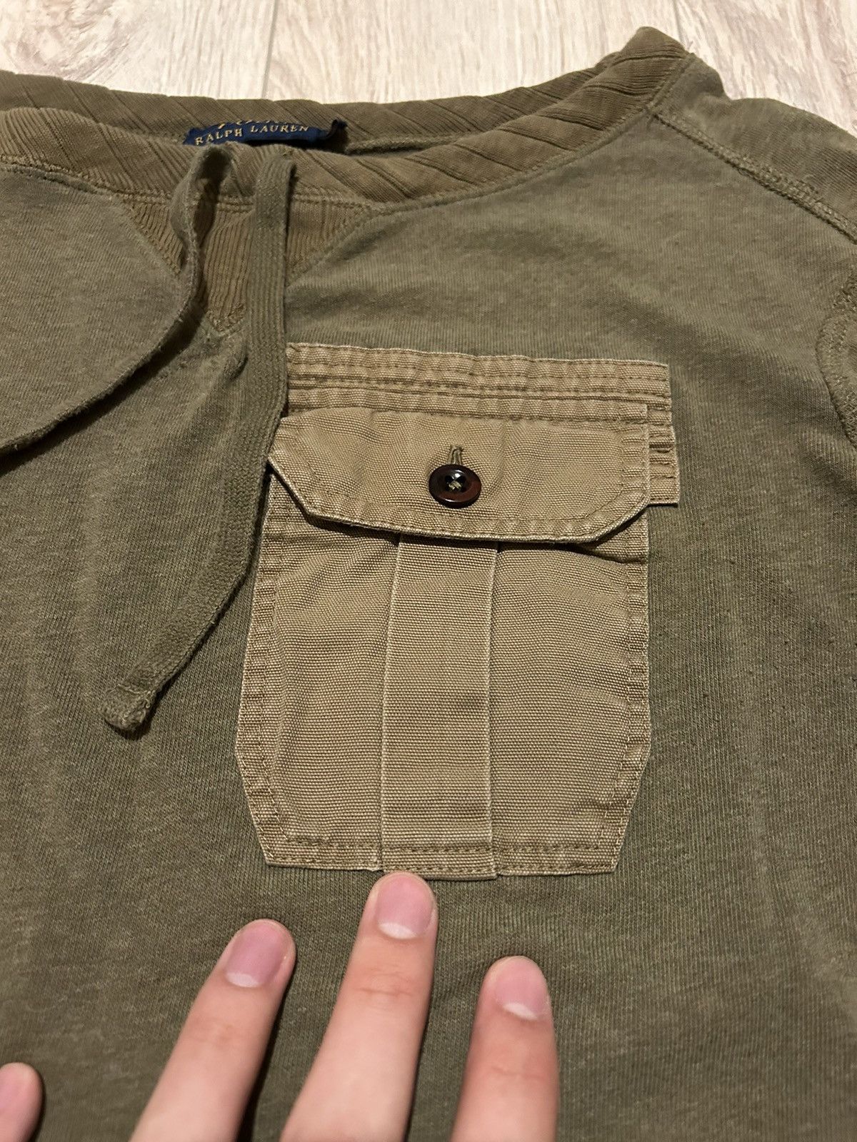 Ralph Lauren Polo Ralph Lauren long sleeve streetwear khaki tee Size US XS / EU 42 / 0 - 3 Thumbnail