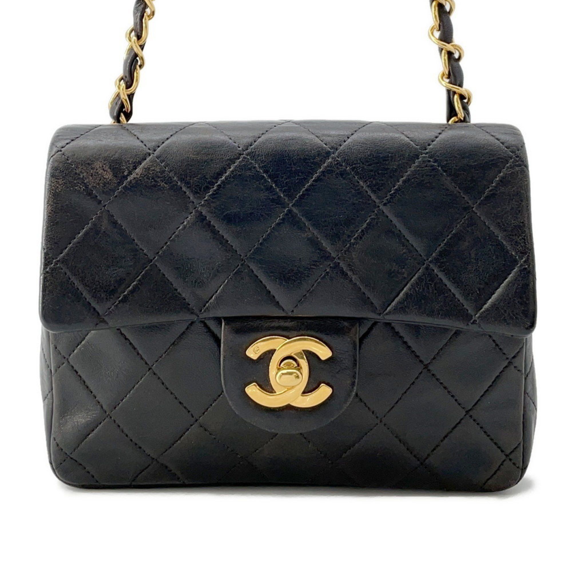 ショルダーバッグ・ポシェット × ヴィンテージ(中古) Chanel Lambskin Coco Top Handle Mini Crossbody Bag AP2758 Chanel Chanel Lambskin Coco Top Handle Mini Chain Cross Bag