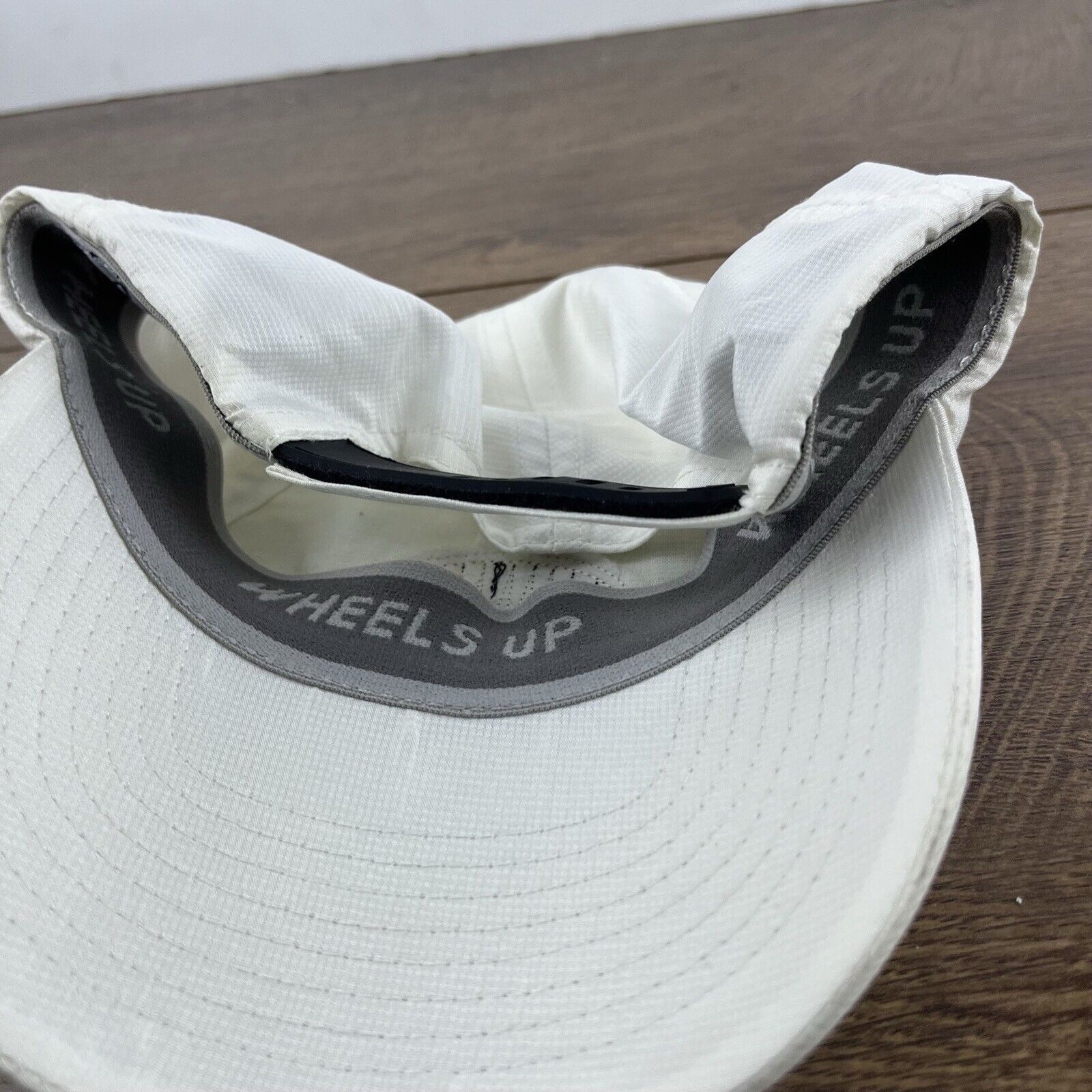 Other Wheels Up Hat White Cap Hat Wheels Up USA Flag Adjustable Ha Size ONE SIZE - 13 Thumbnail