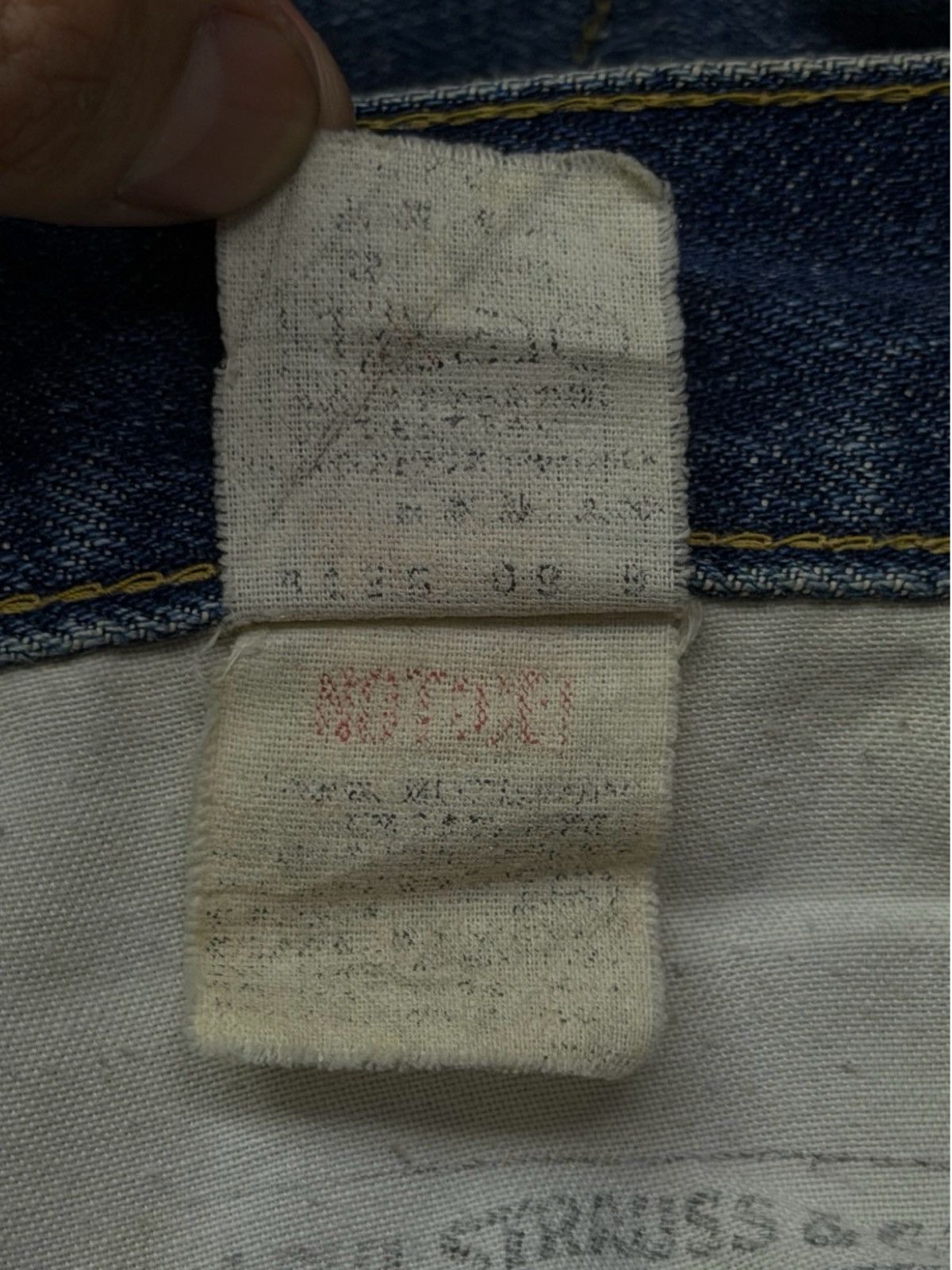 Levi's Vintage Clothing Vintage 90s Levi’s 702XX Big E Buckle Back Selvedge Denim 32 Size US 32 / EU 48 - 17 Thumbnail