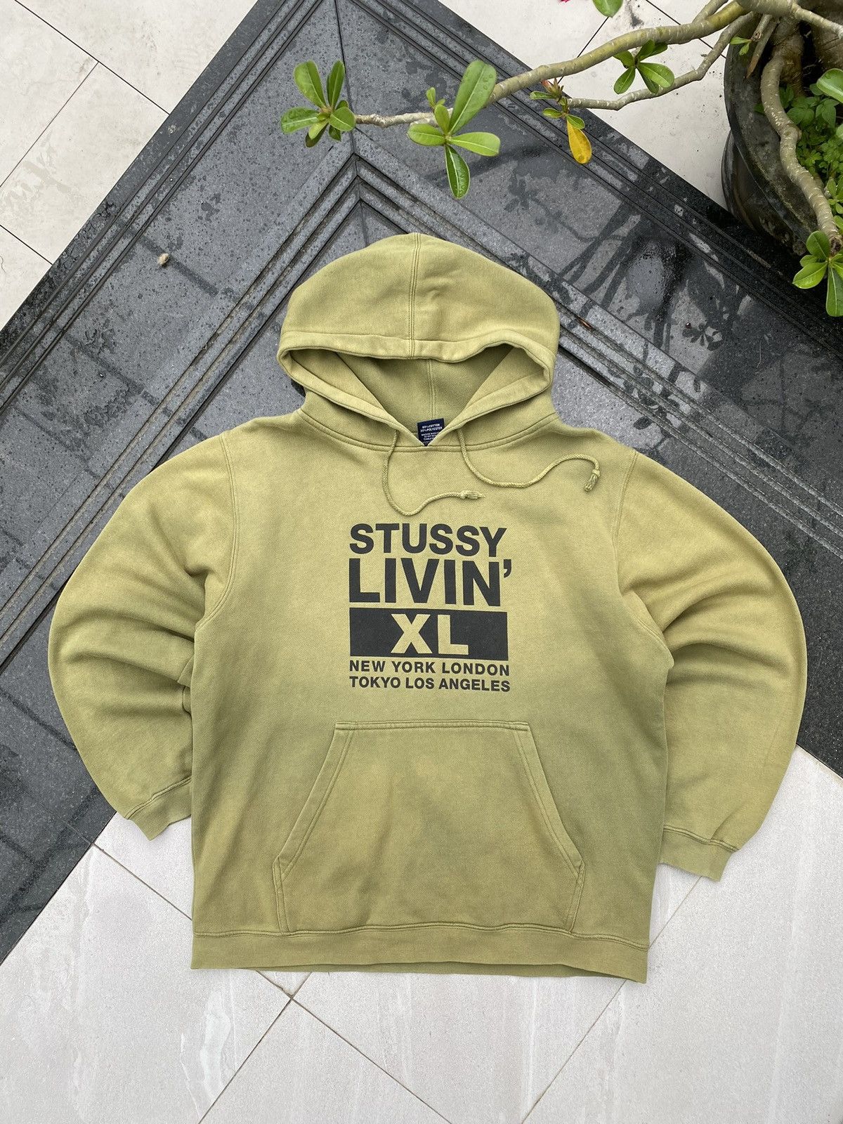 Stussy × Vintage 90’s STUSSY RARE MULTI LOGO Y2K RETRO HOODIE Size US M / EU 48-50 / 2 - 1 Thumbnail
