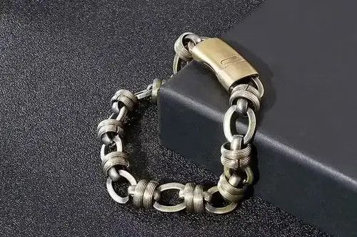 Jewelry Retro Copper Bracelet Size ONE SIZE - 3 Thumbnail