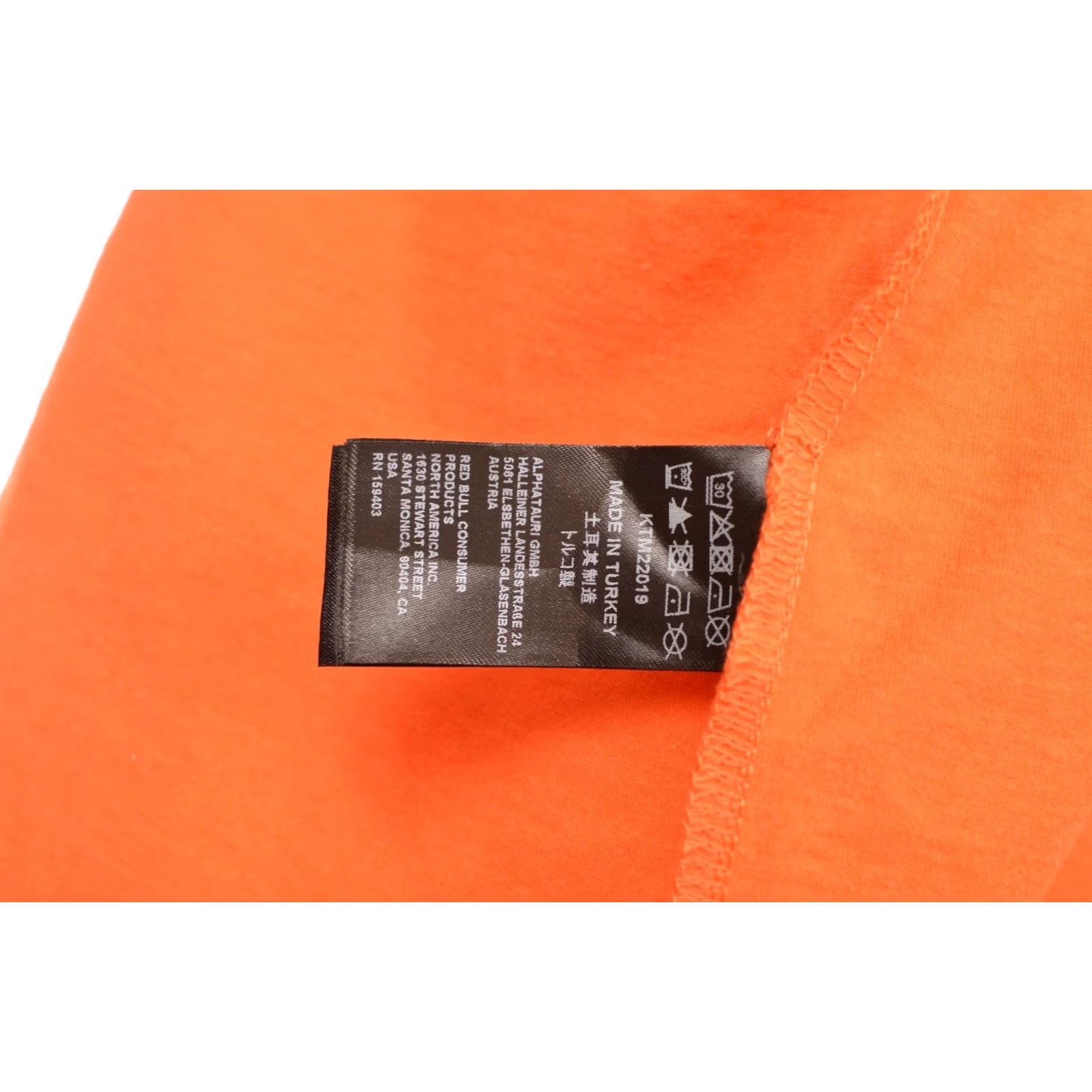 Vintage VINTAGE Red Bull KTM Back Print Orange Racing T-Shirt Tee KTM22019 Size EUR L Size US XL / EU 56 / 4 - 7 Thumbnail