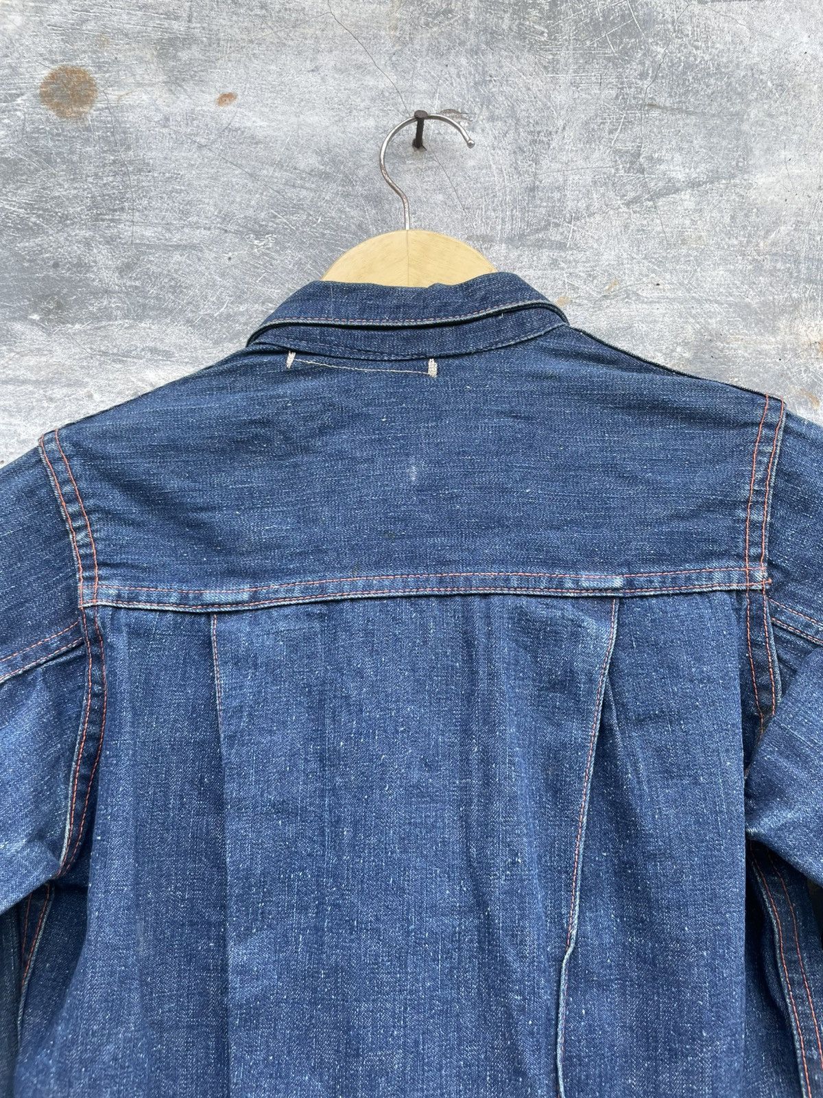Vintage True 1940!Donut Button Selvedge Union Made WWII Denim Jacket Size US XS / EU 42 / 0 - 17 Thumbnail