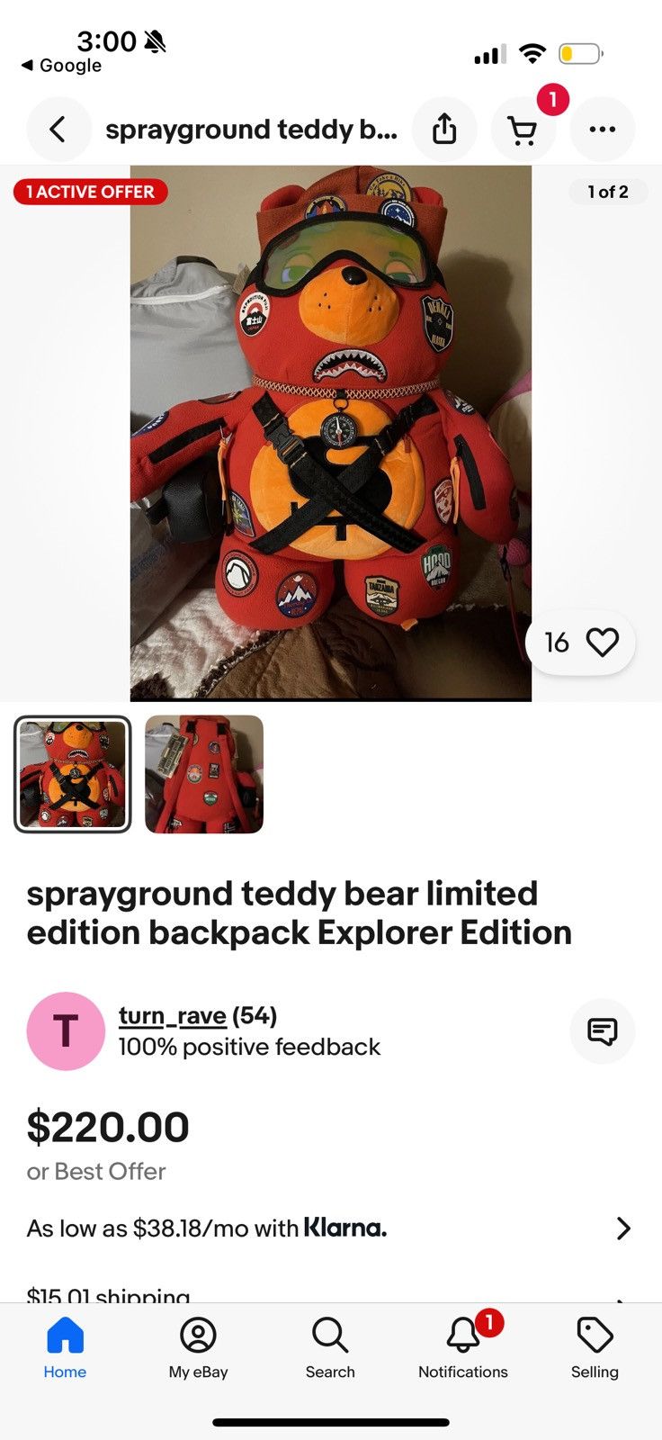 Sprayground Sprayground expedition money bear Size ONE SIZE - 8 Thumbnail