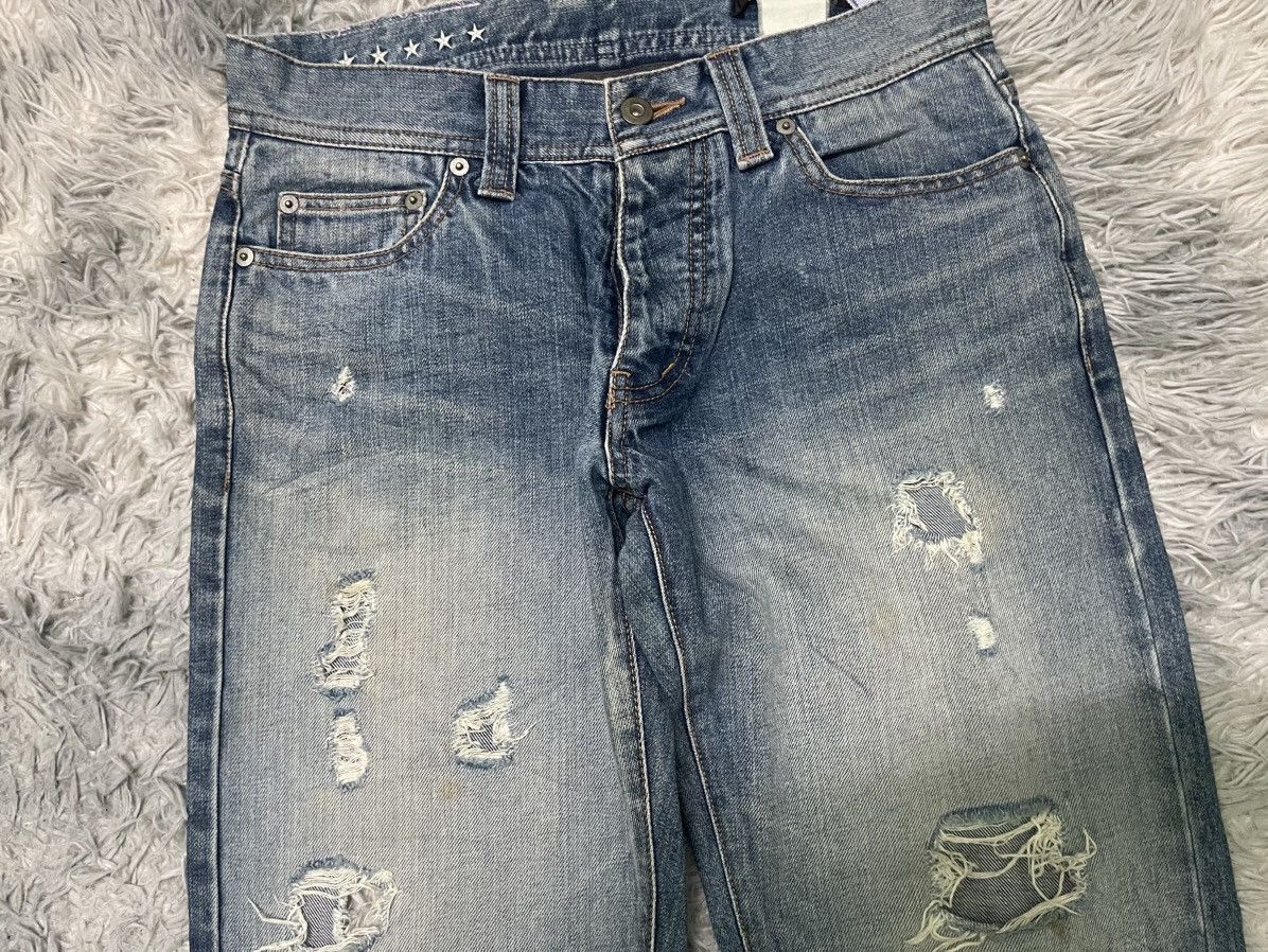 Japanese Brand 2000s HYSTERIC GLAMOUR INSPIRED BRAND SOY DISTRESSED DESIGN Size US 29 - 7 Thumbnail