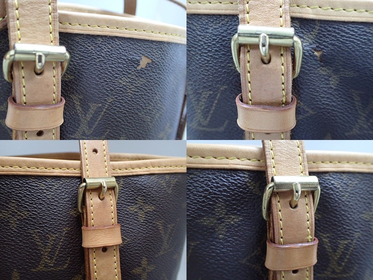 Louis Vuitton Louis Vuitton Bucket GM Shoulder Bag Monogram M42236 Size ONE SIZE - 4 Thumbnail