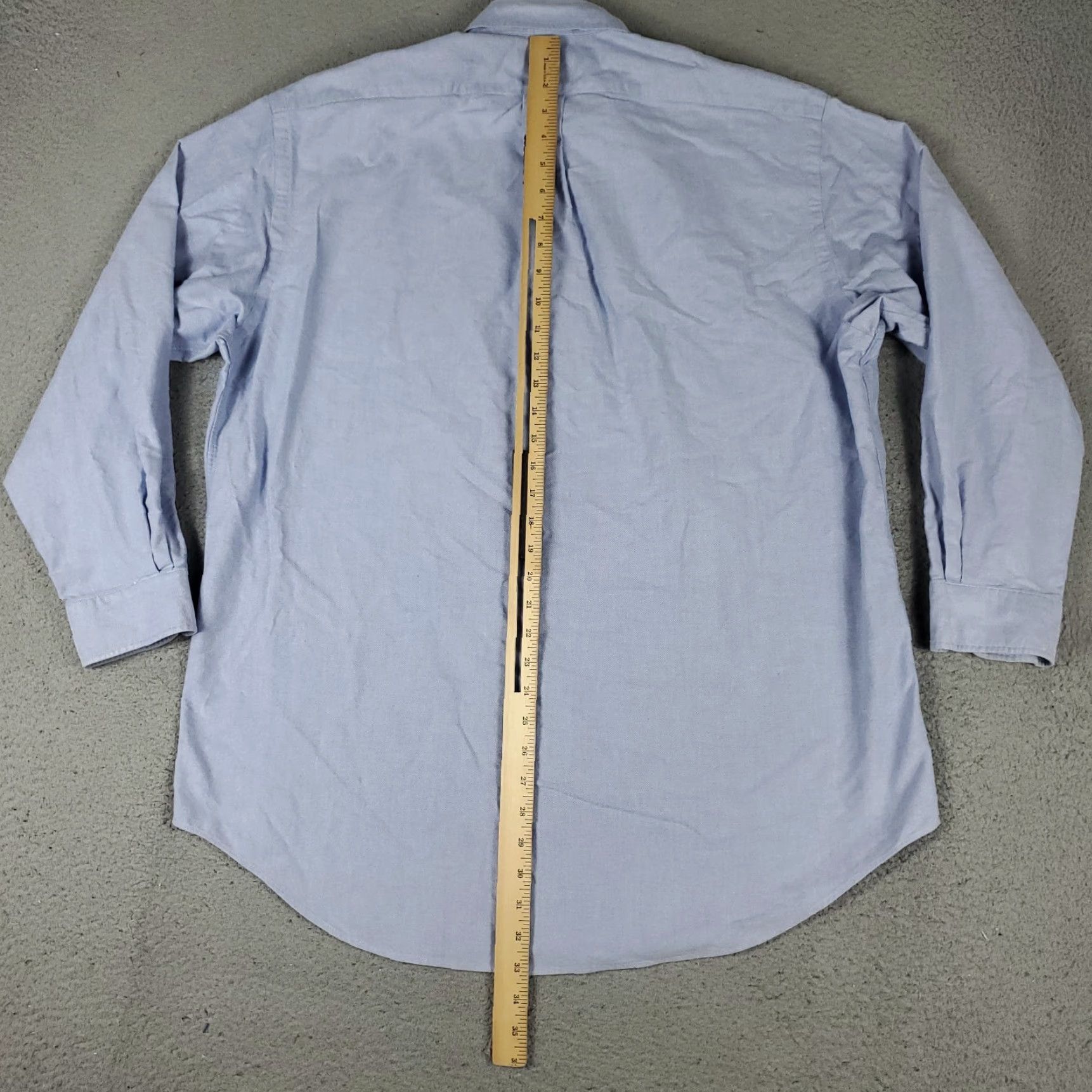 Ralph Lauren Ralph Lauren Shirt Mens 16.5 Blue Pony Dress Button Up Long Sleeve Size 46R - 5 Thumbnail