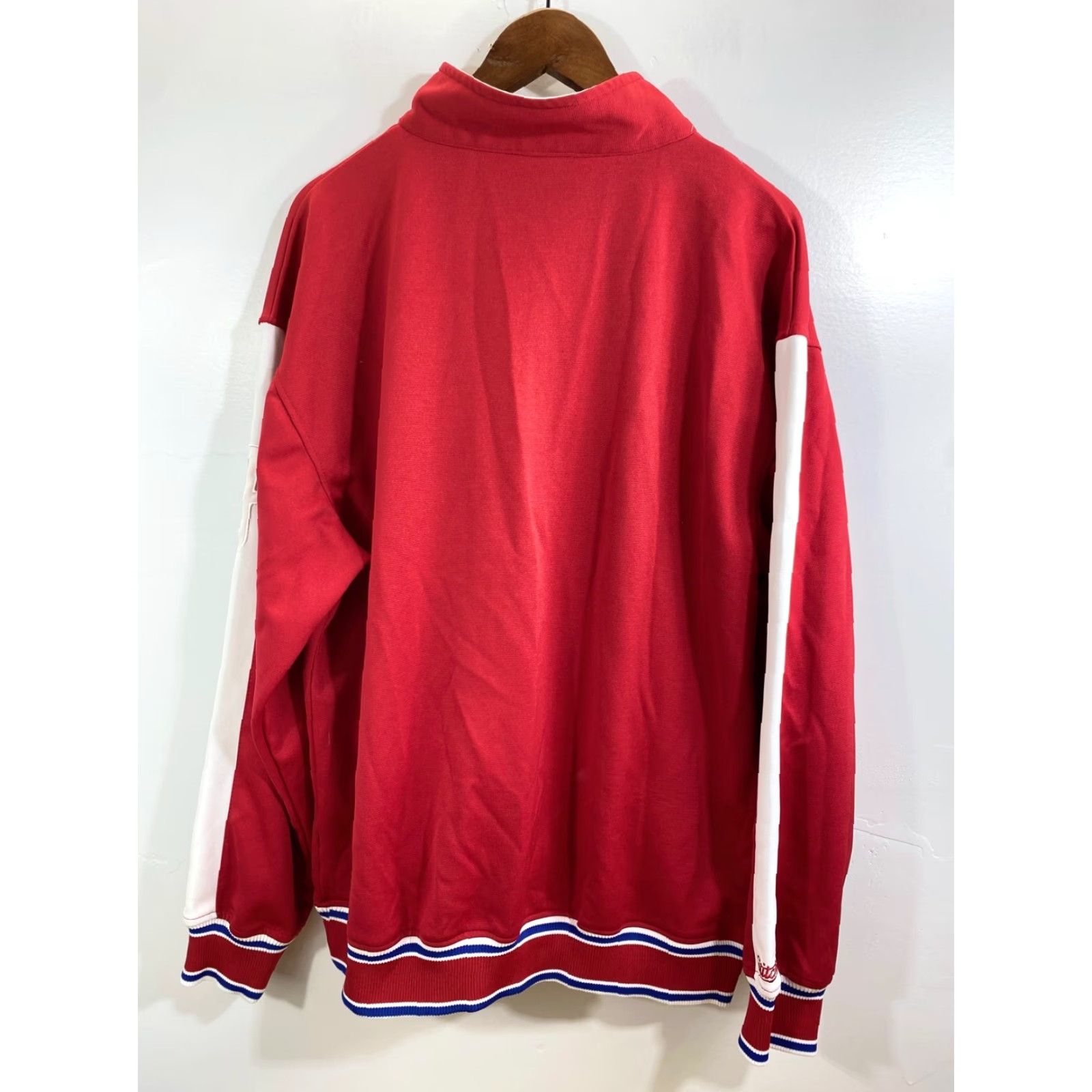 Vintage Stitches Mens Red & White Phillies Jacket L MLB Baseball Distress Full Zip Size L Woman? Size US L / EU 52-54 / 3 - 2 Thumbnail