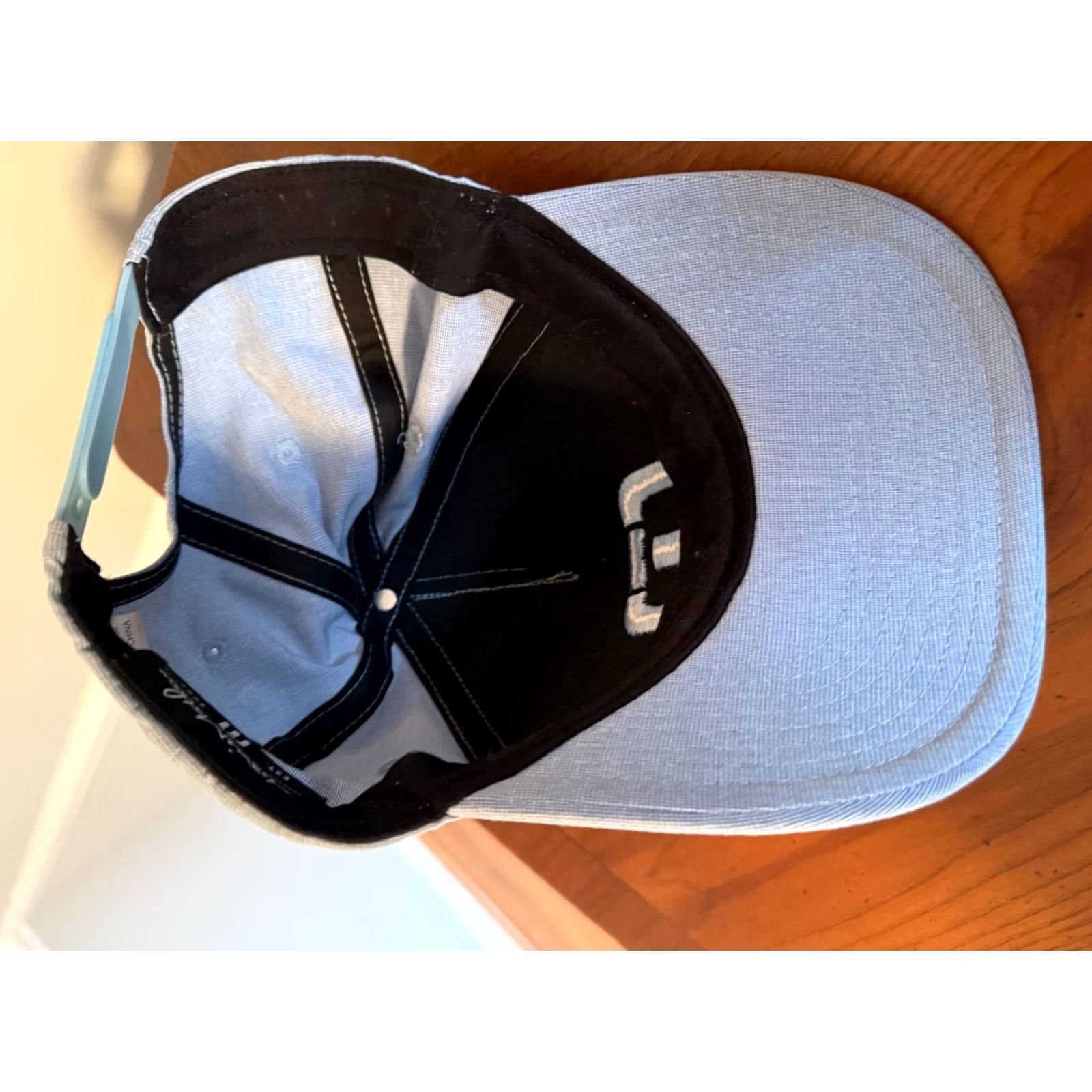 TravisMathew Travis Mathew Hat Light Blue Golf Embroidered Cap Snapback M Logo Mens Adjustable One Size Blue Sports Size ONE SIZE - 4 Thumbnail
