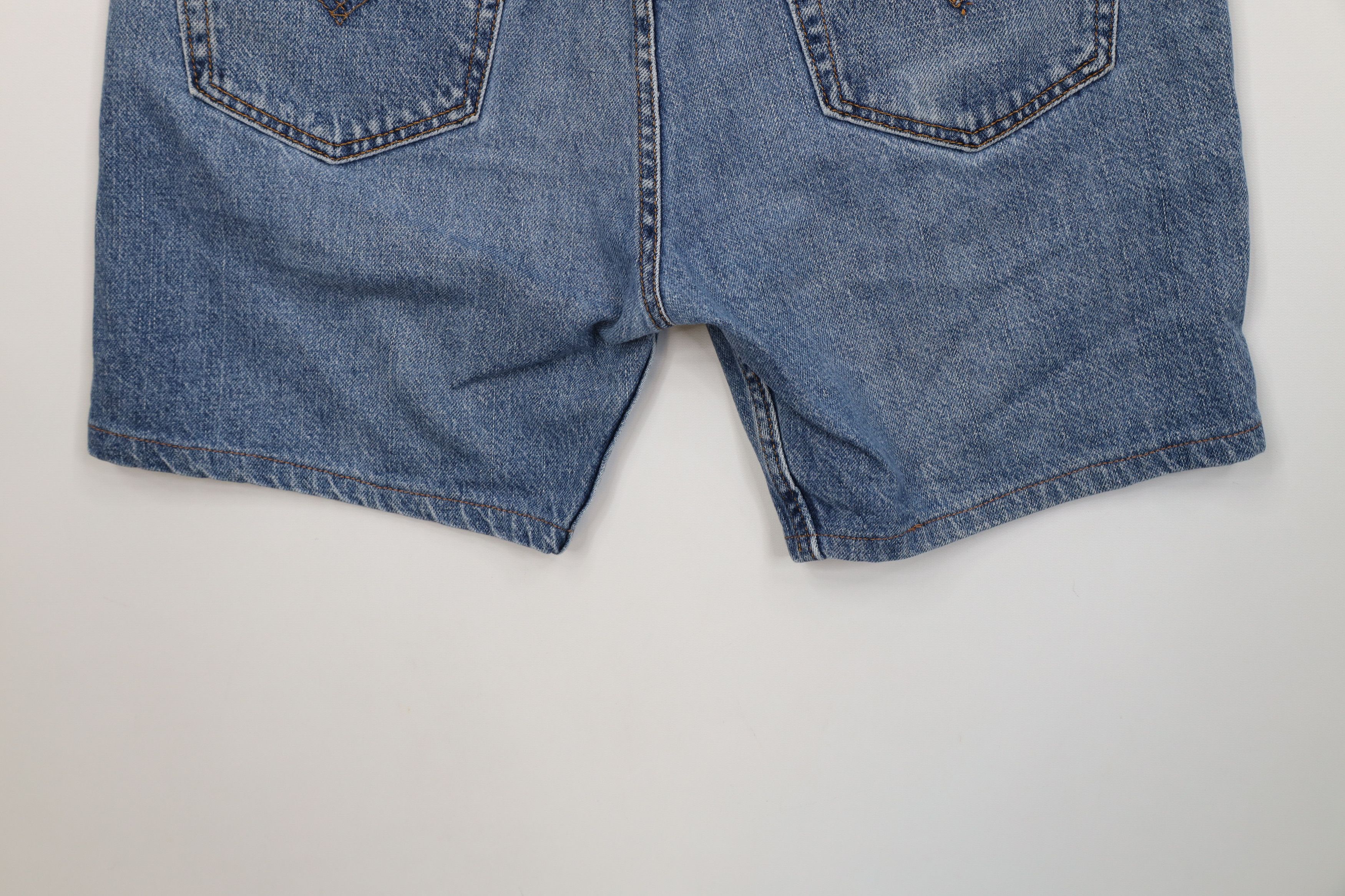 Levi's Vintage 90s Levis 505 Above Knee Regular Fit Denim Shorts Size US 33 - 11 Thumbnail
