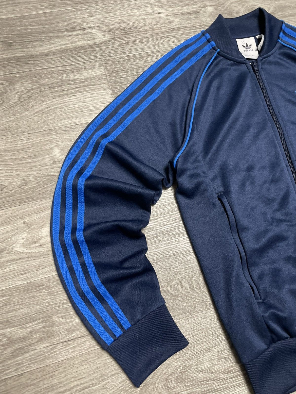 Adidas Vintage Adidas Fire Bird 3 Stripes Blue Track Jacket Y2K Size US S / EU 44-46 / 1 - 4 Thumbnail