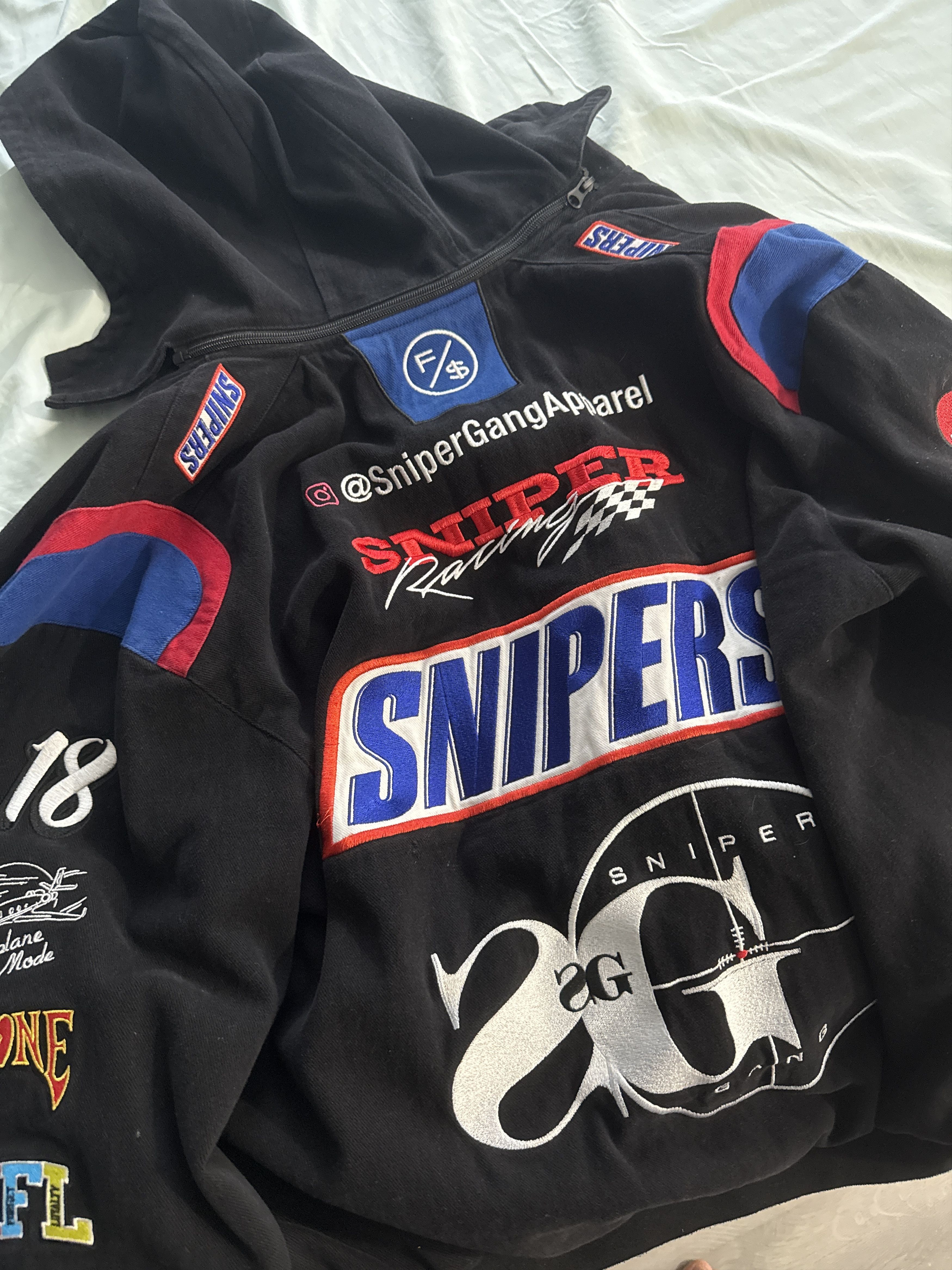 Sniper Gang Sniper Gang Fly Supply Nascar Hoodie Size US XL / EU 56 / 4 - 2 Thumbnail