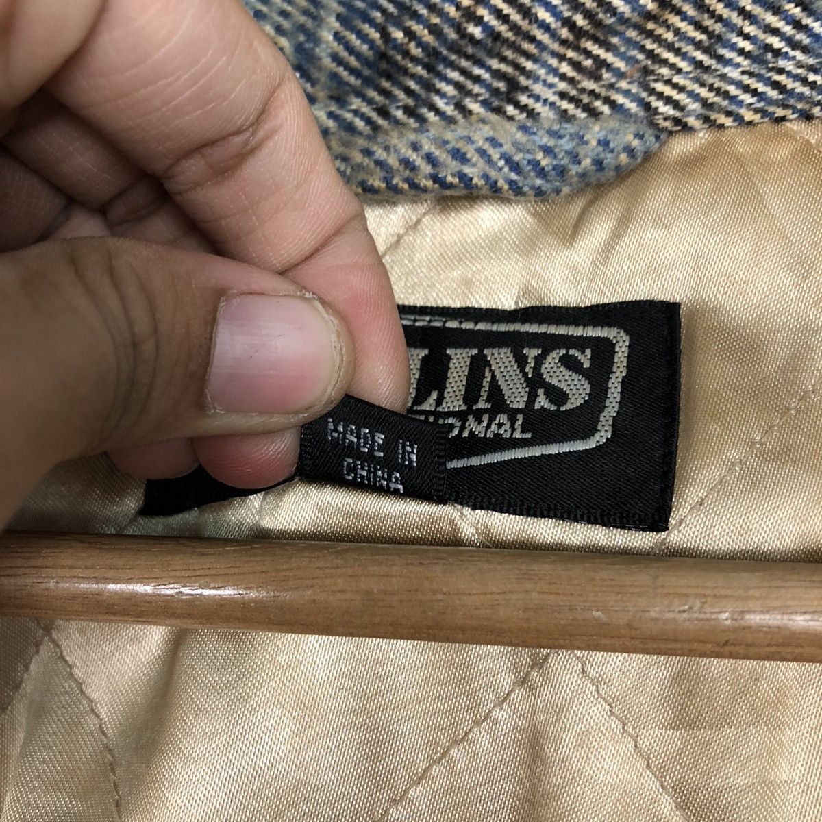 Japanese Brand 📌Vintage Chore Flannel Button Jacket Collins International Size US L / EU 52-54 / 3 - 19 Thumbnail