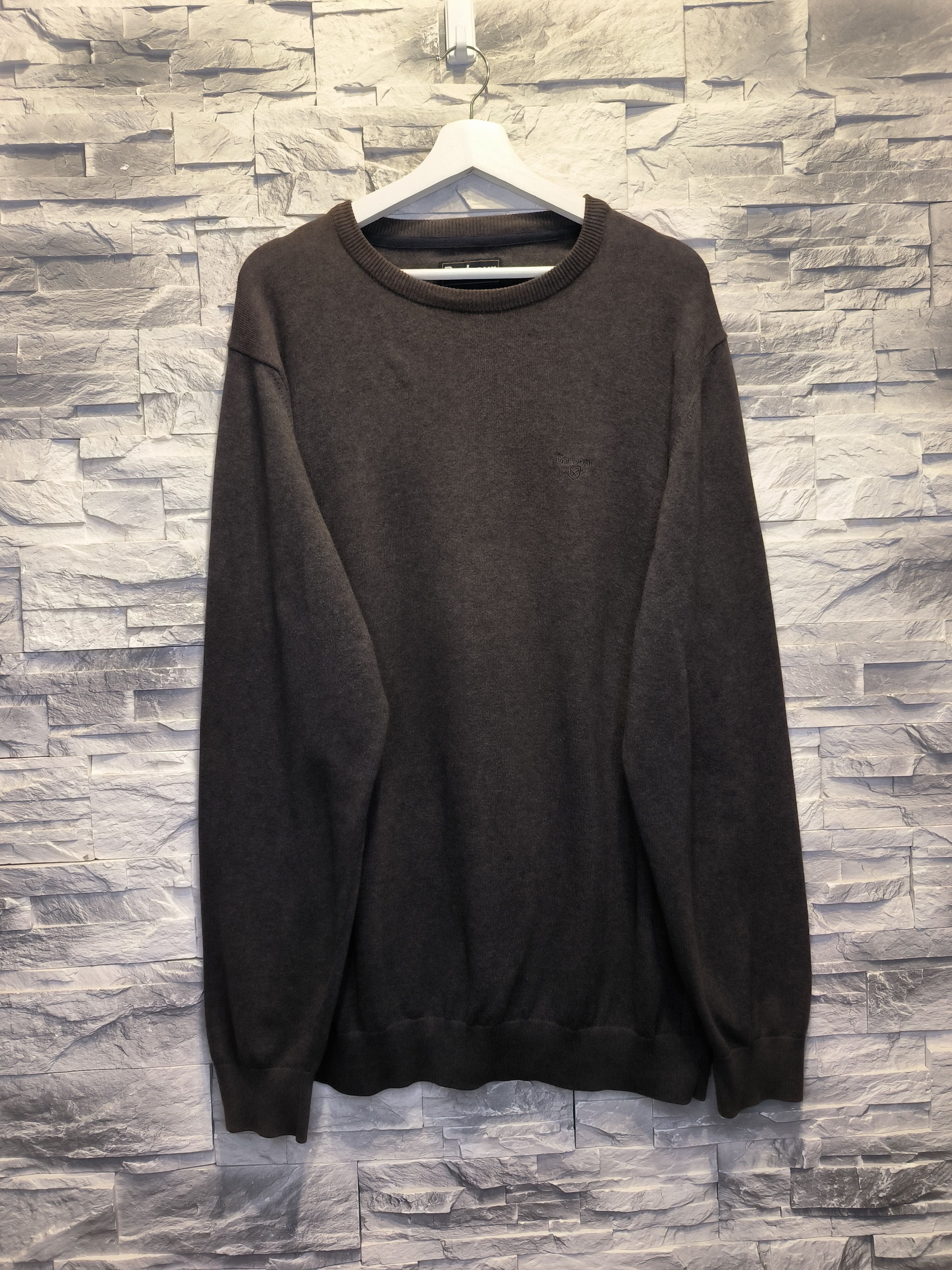 Barbour × Vintage Barbour Brown Knitwear Brown Vintage Size US XXL / EU 58 / 5 - 1 Thumbnail