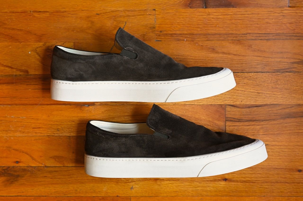 The Row Dean Suede Slip-On Sneaker Size US 12 / EU 45 - 2 Thumbnail