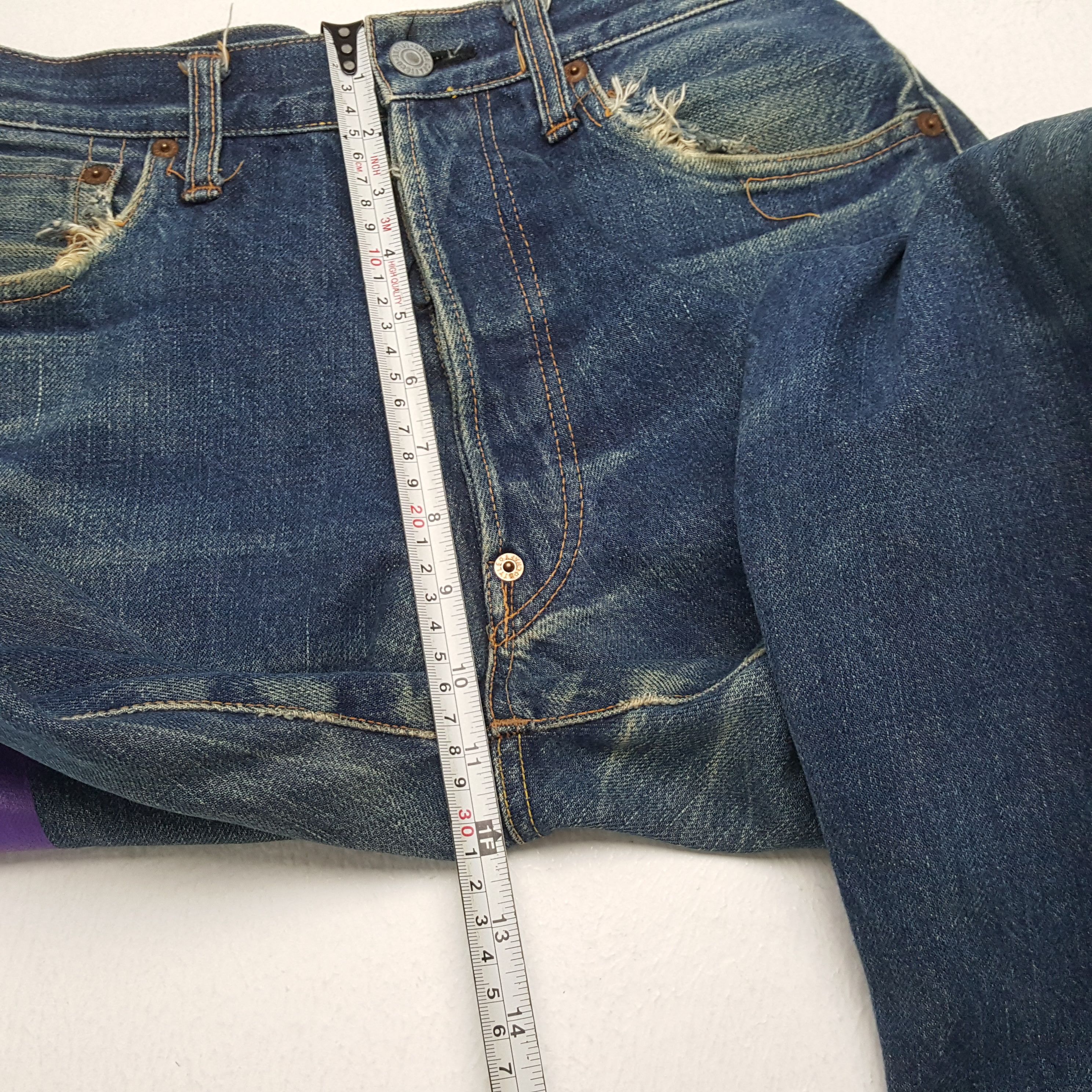 Evisu × Japanese Brand × Vintage EVIS Japanese Brand Streetwear Custom Daicock Style Jeans Size US 26 / EU 42 - 8 Thumbnail