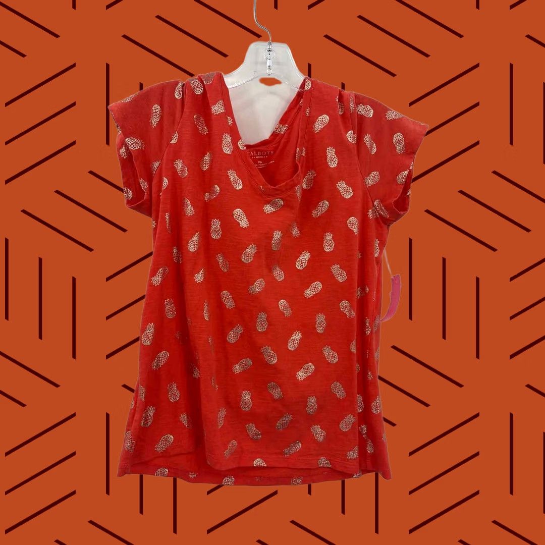 Talbots Talbots Orange T-shirt Medium Petite Size M / US 6-8 / IT 42-44 - 1 Thumbnail