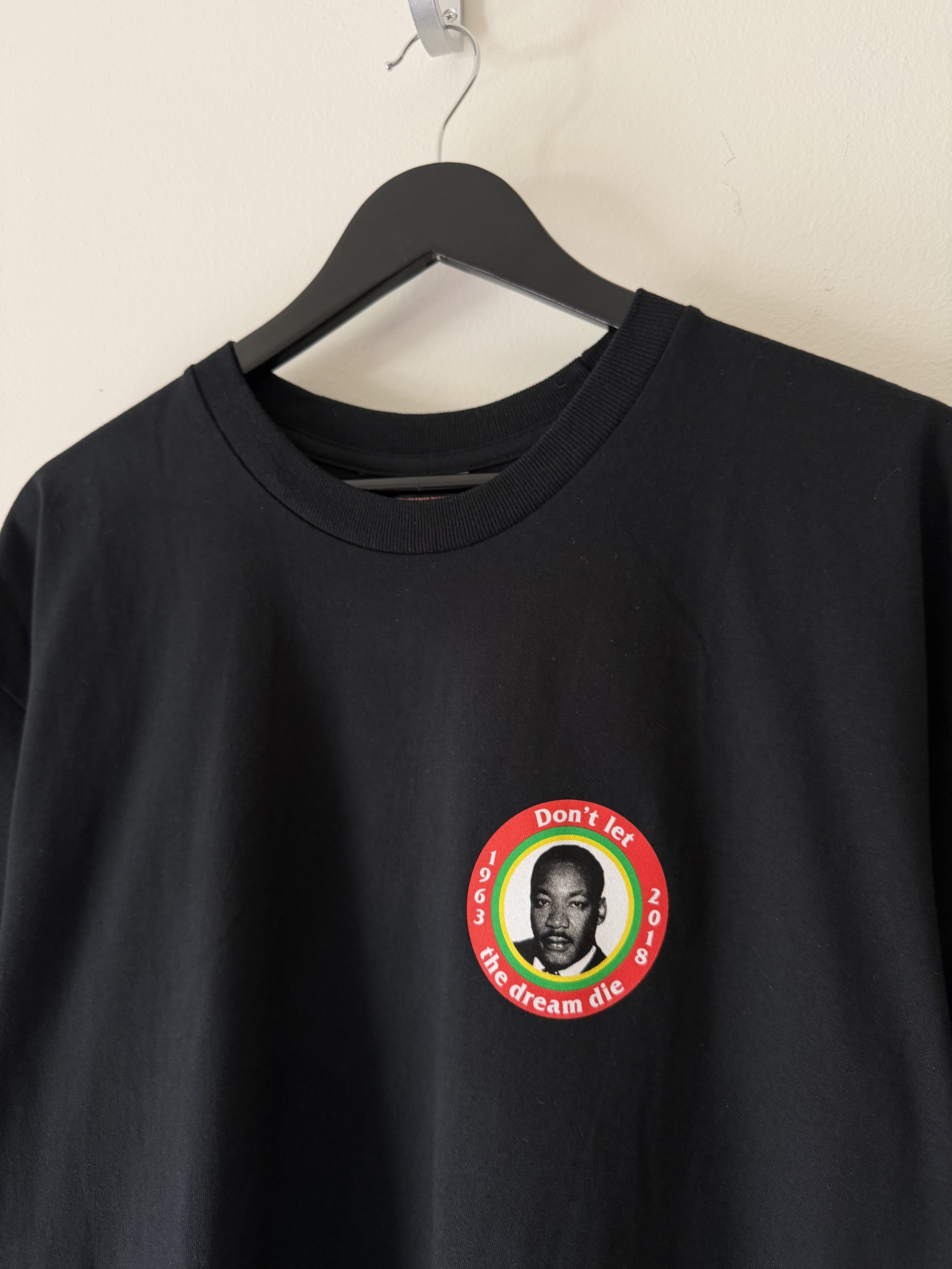 Supreme Supreme SS18 MLK Dream Tee in Black Size US XL / EU 56 / 4 - 4 Thumbnail