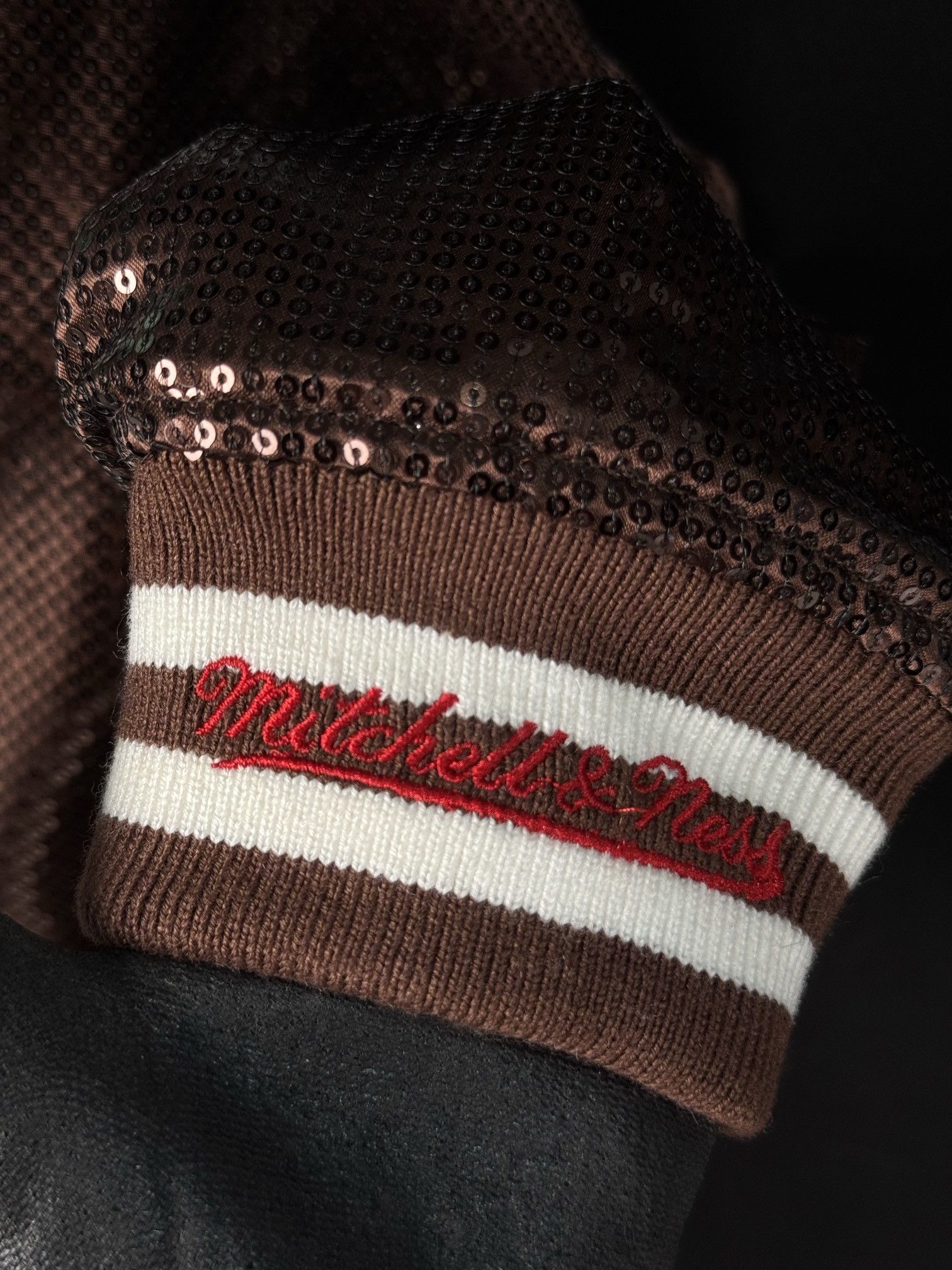 Mitchell & Ness × Supreme Supreme Mitchell & Ness Sequin Varsity Jacket Size US M / EU 48-50 / 2 - 6 Thumbnail