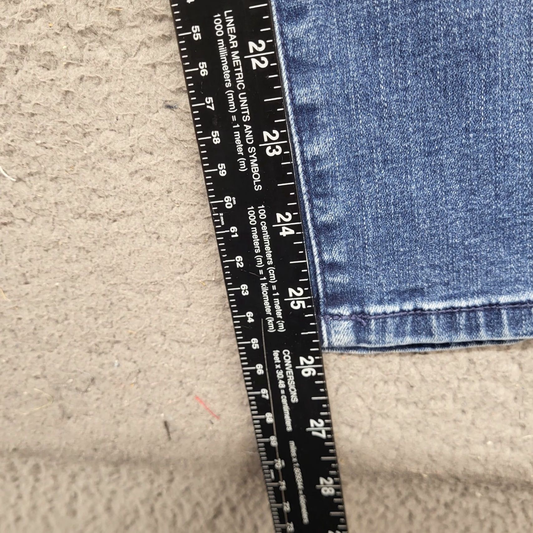Vintage Chico's Jeans Womens Size 1 Blue Denim Straight Leg High Rise College Size 25" / US 0 / IT 36 - 7 Thumbnail