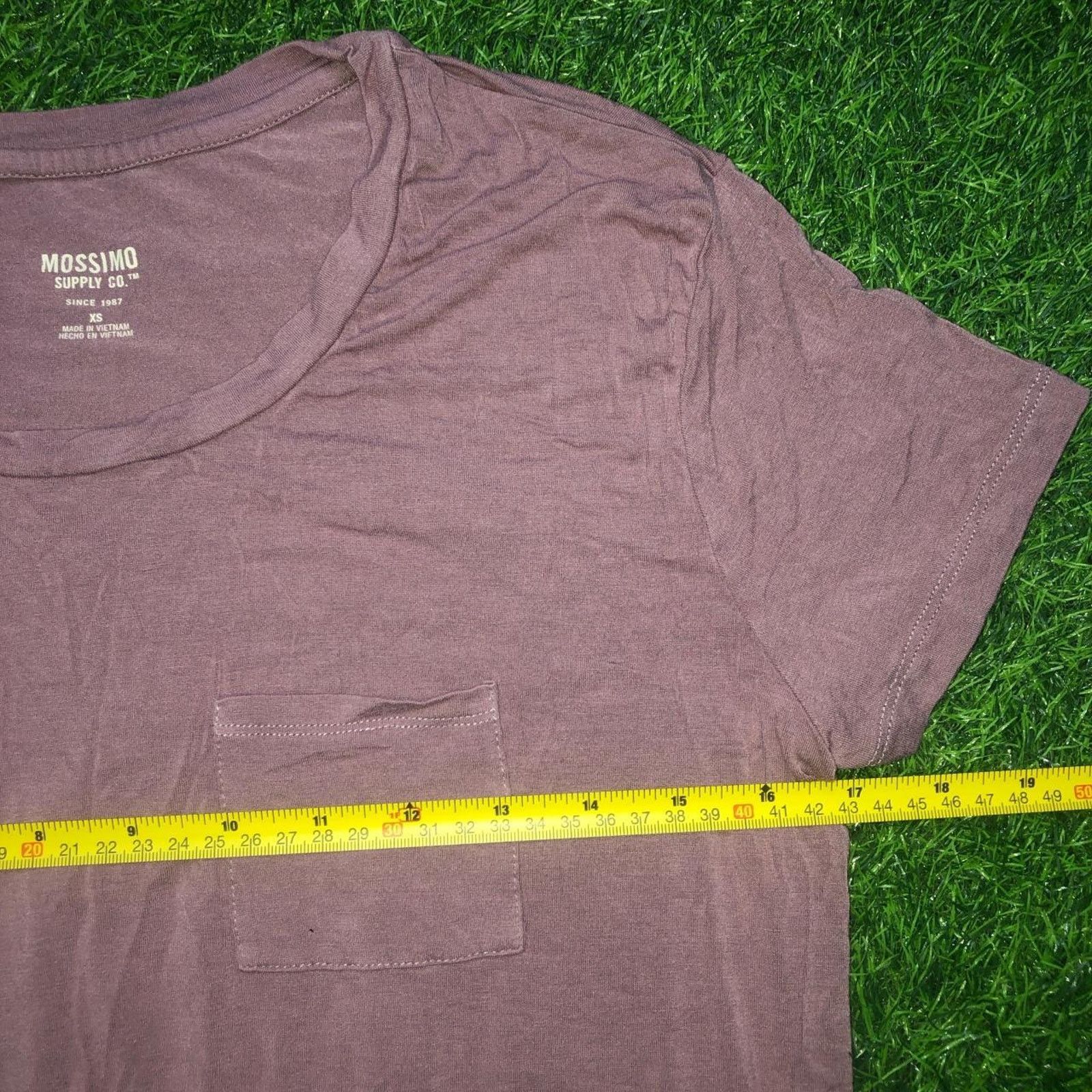 Mossimo Mossimo Supply Co. Burnt Pink Front Pocket Simple Tee Size XS / US 0-2 / IT 36-38 - 4 Thumbnail