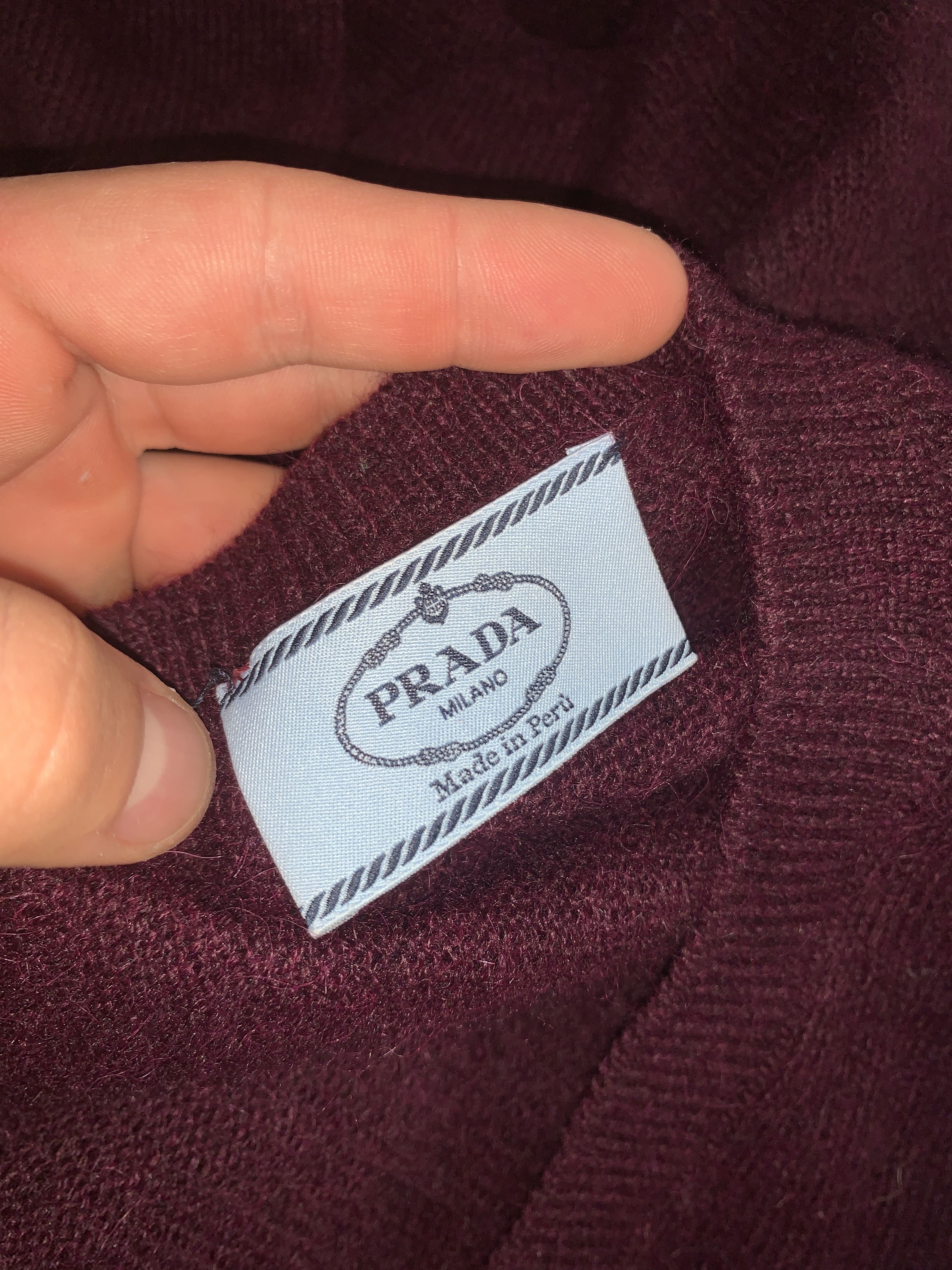 Prada Prada Milano Alpaca V-Neck Pullover Jumper Size 52 50 L Size US M / EU 48-50 / 2 - 14 Thumbnail