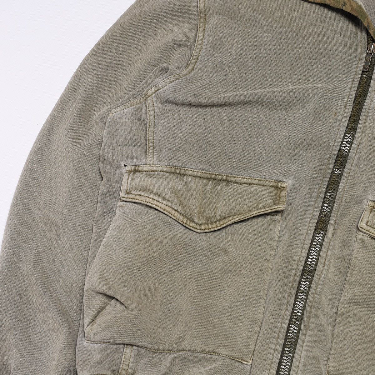 Maharishi Maharishi Olive Vintage Bomber Cotton Jacket Size US M / EU 48-50 / 2 - 4 Thumbnail