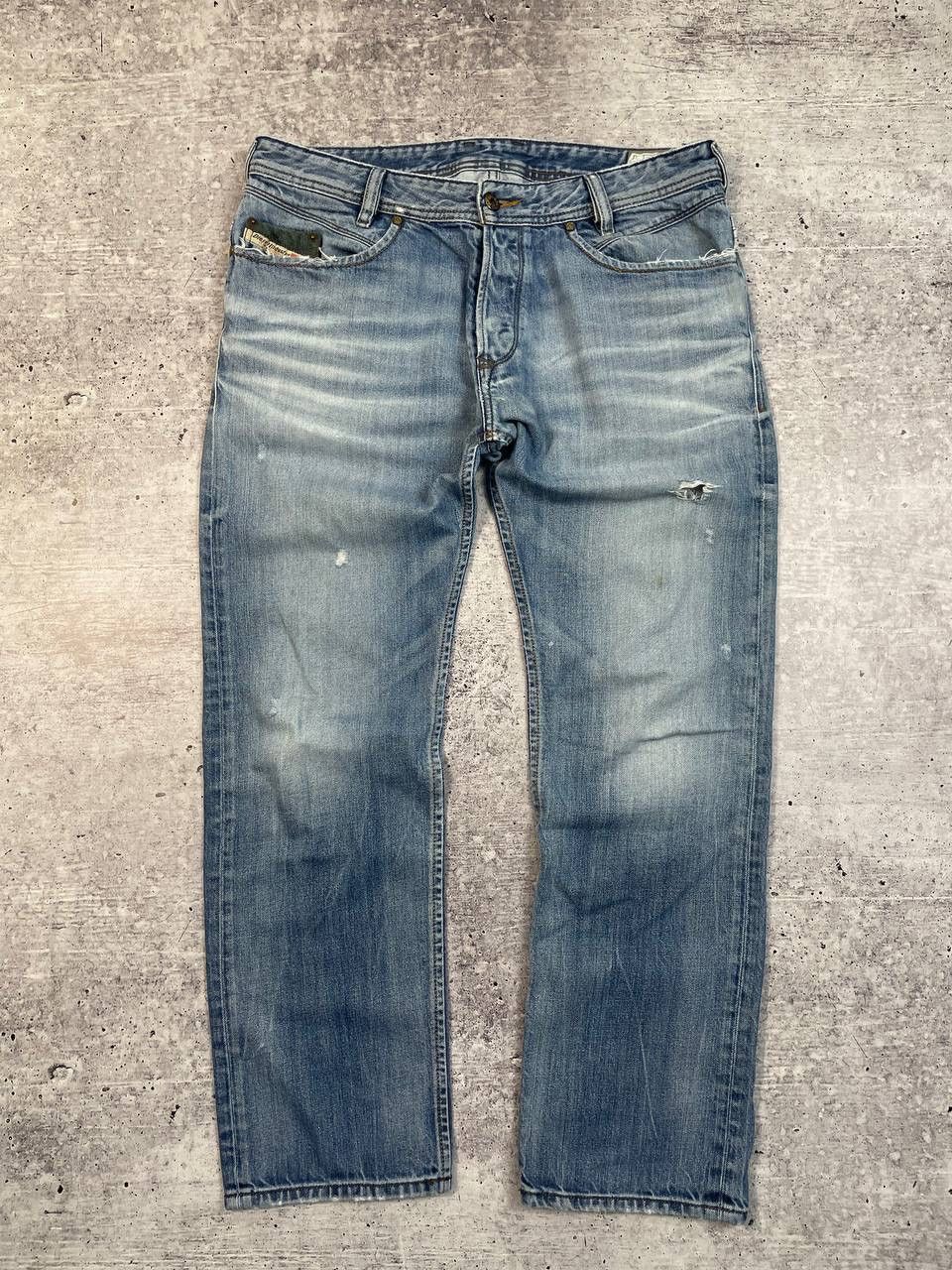 Diesel Vintage Diesel Iakop Distressed Denim Jeans Y2K Size US 34 / EU 50 - 1 Thumbnail