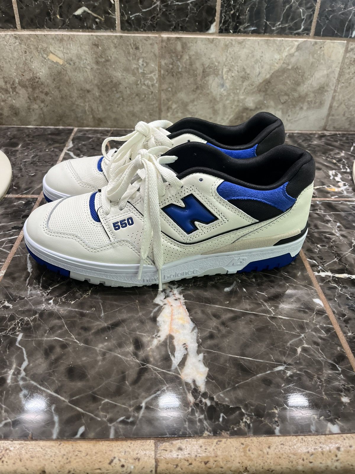 New Balance New Balance 550 Sea Salt Team Royal Size 9 Size US 9 / EU 42 - 6 Thumbnail