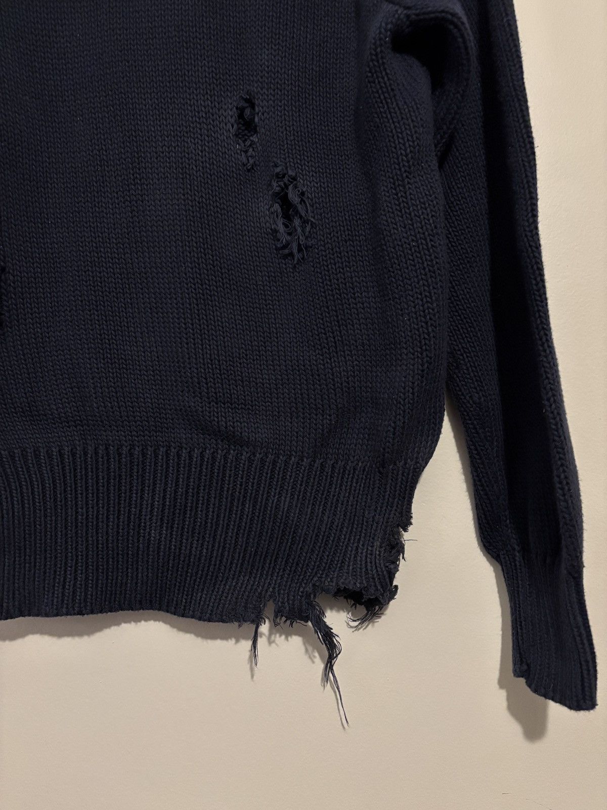 Ralph Lauren Thrashed Vintage Ralph Lauren Polo Knit Sweatshirt Crewneck Size US M / EU 48-50 / 2 - 4 Thumbnail