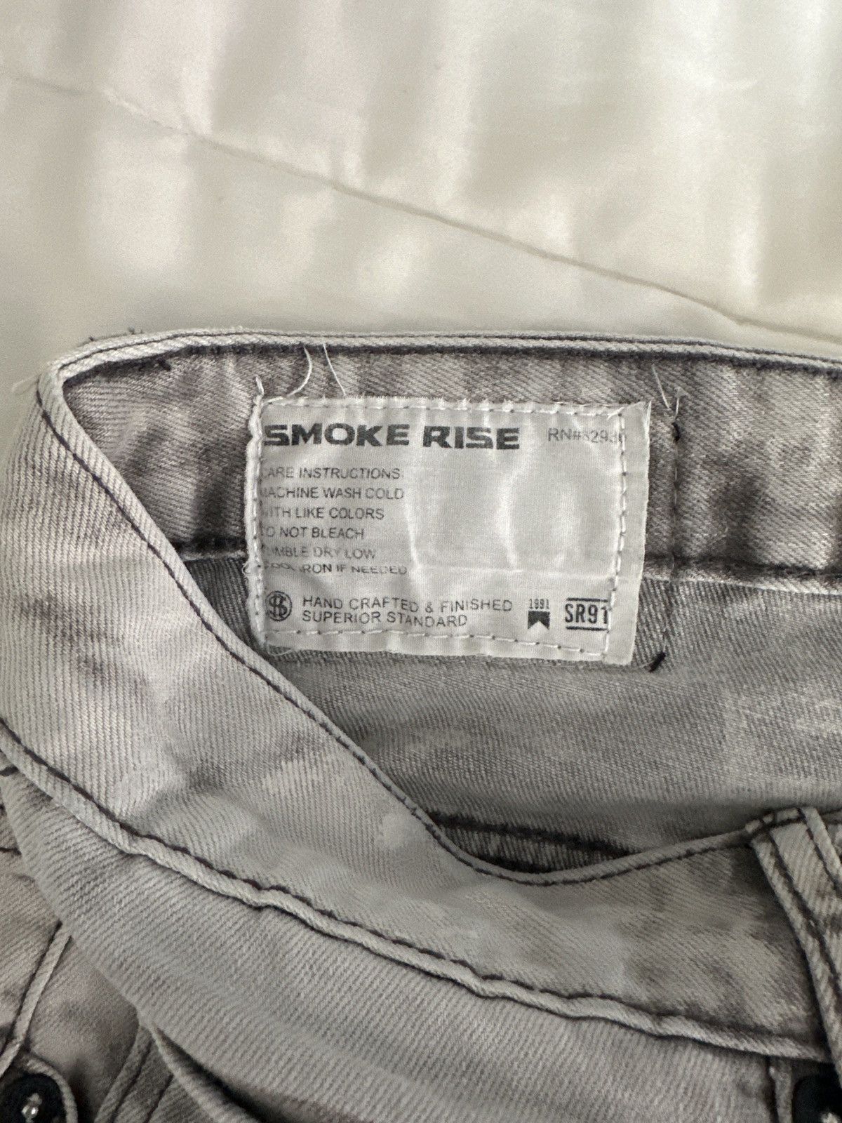 Smoke Rise Smoke Rise Jeans RN#82930 Size US 34 / EU 50 - 3 Thumbnail