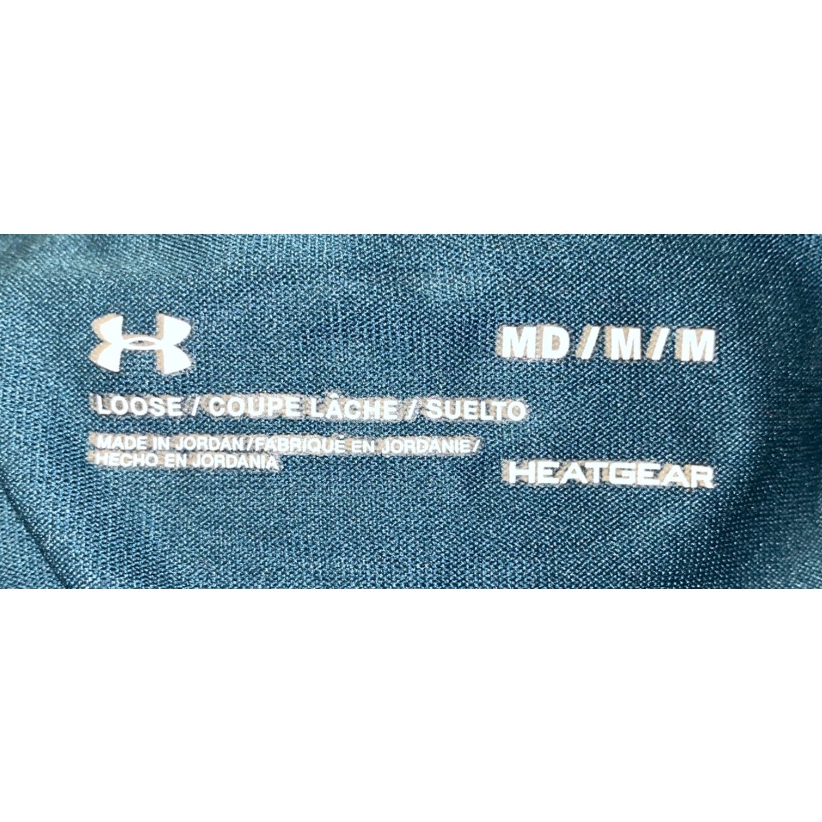 Under Armour Under Armour Mens Short Sleeve T-Shirt Size M Athletic Activewear Blue Solid HeatGear Pullover Tee Size US M / EU 48-50 / 2 - 4 Thumbnail