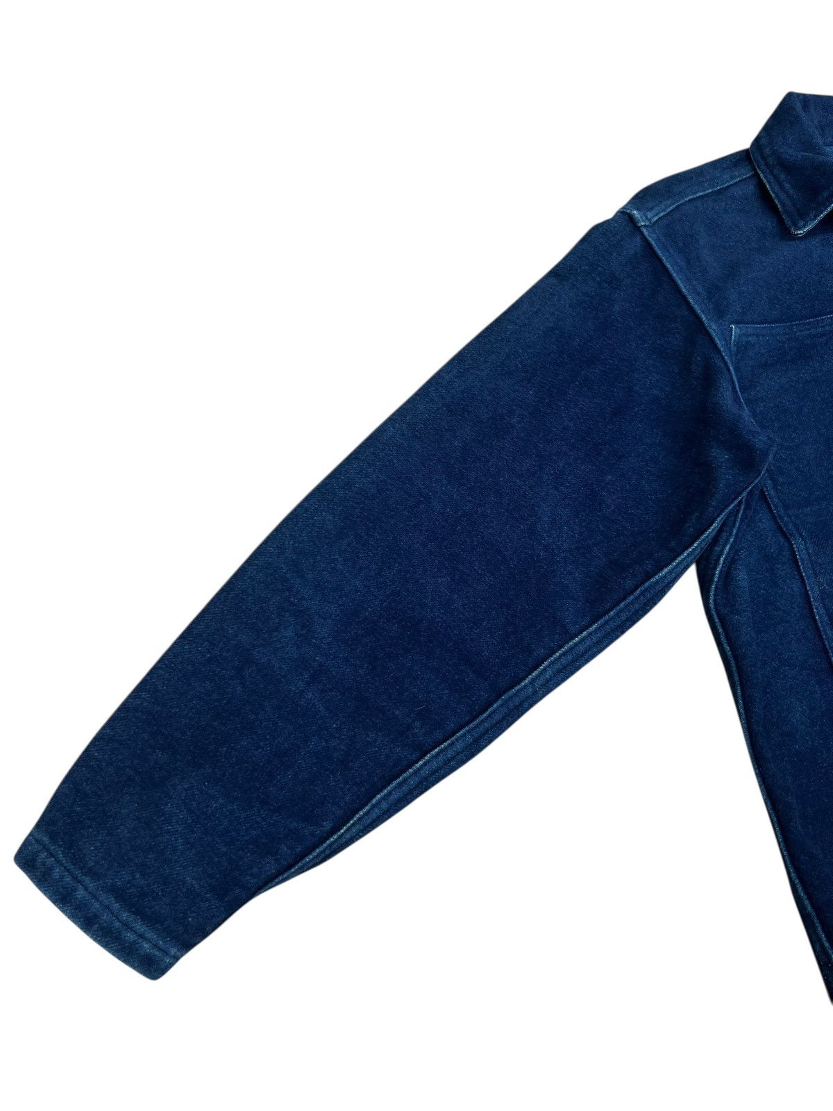 Pure Blue Japan Pure Blue Japan Suede Indigo Cotton PullOver Military Jacket Size US M / EU 48-50 / 2 - 9 Thumbnail