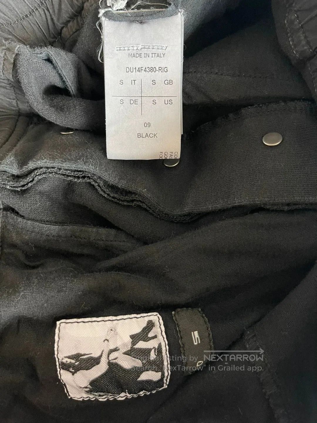 Rick Owens Drkshdw black relaxed fit men's shorts. Size US 38 / EU 54 - 3 Thumbnail