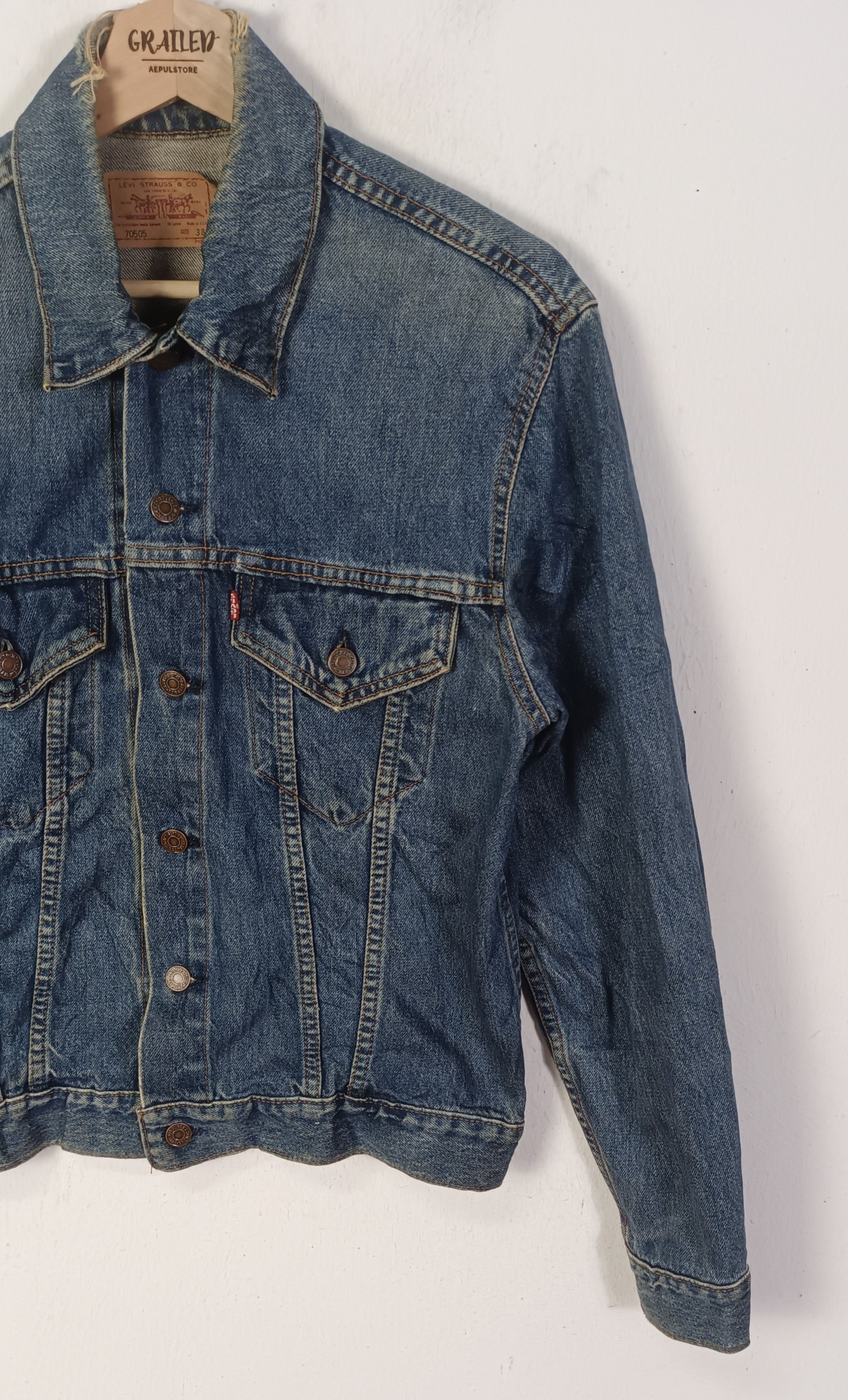 Levi's Vintage 90s Levi's 715 Button Stamp Blanket Size US M / EU 48-50 / 2 - 5 Thumbnail