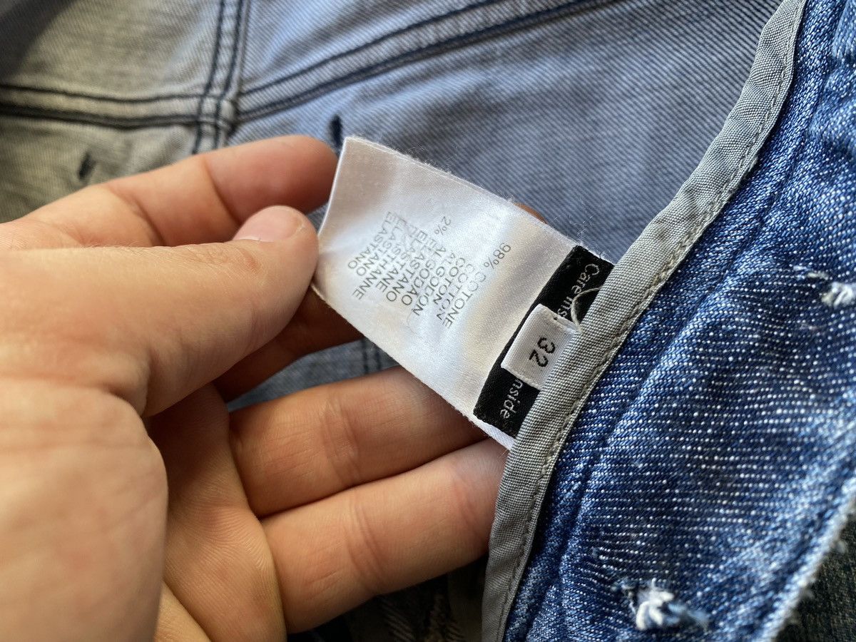 Versace 🔥Versace Luxury mens distressed jeans straight 32 designer Size US 32 / EU 48 - 4 Thumbnail