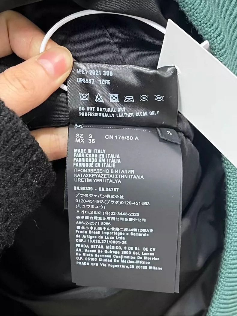 Prada Prada x Raf Simons Green Bomber Jacket -2505 Size US S / EU 44-46 / 1 - 5 Thumbnail