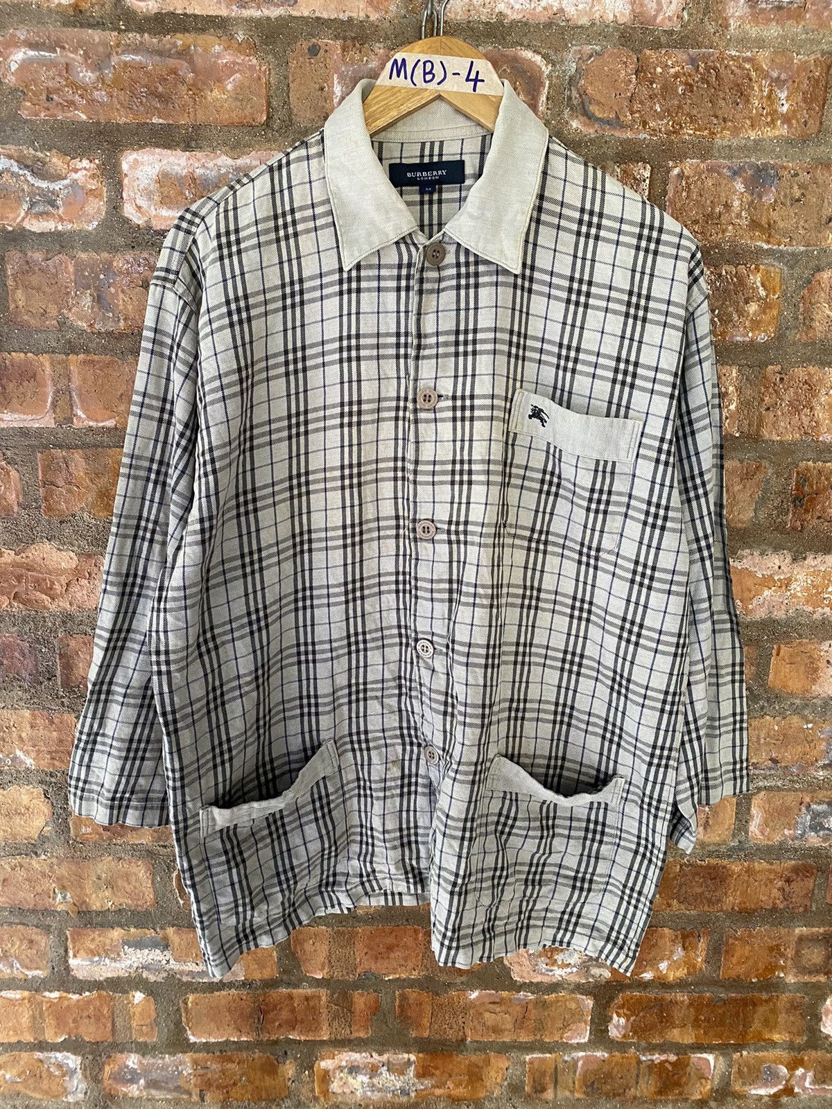 Burberry × Burberry Prorsum × Vintage 1990s Burberry pajamas nova check Made in Japan Size US M / EU 48-50 / 2 - 2 Thumbnail