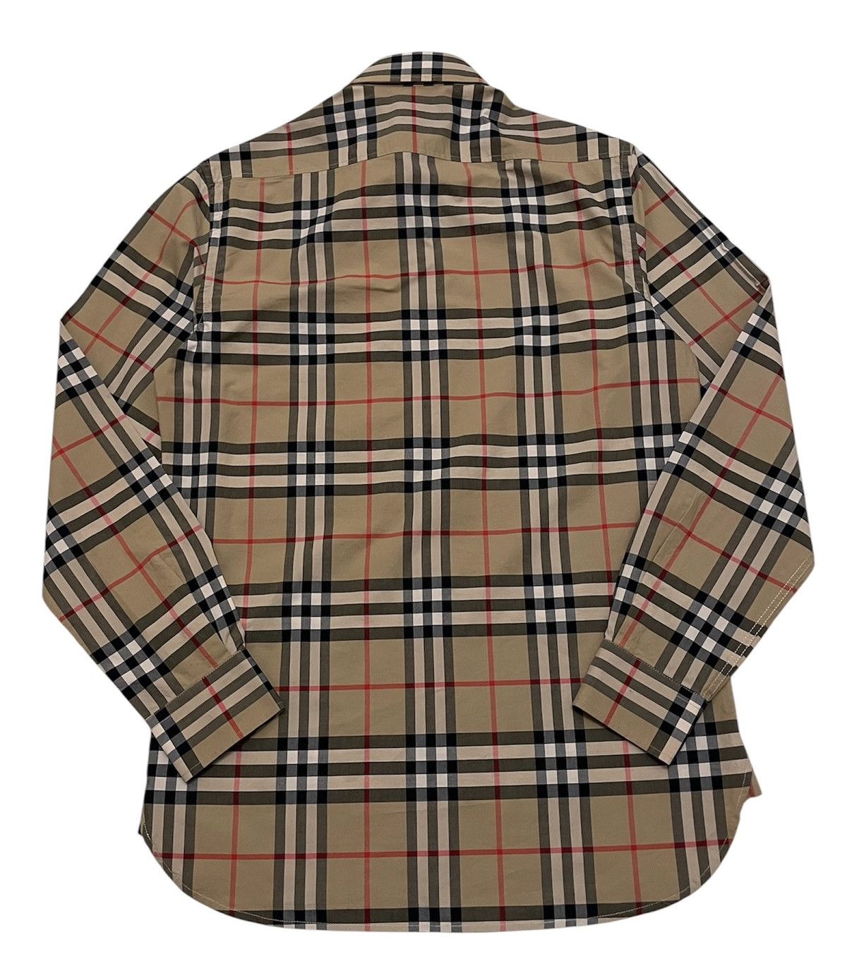 Burberry Burberry Label Applique Check Poplin Shirt Size US S / EU 44-46 / 1 - 6 Thumbnail